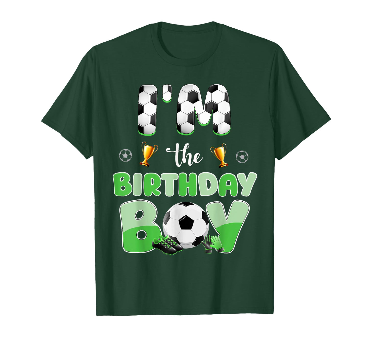 Im The Birthday Boy Soccer Group Family Matching Party T-Shirt
