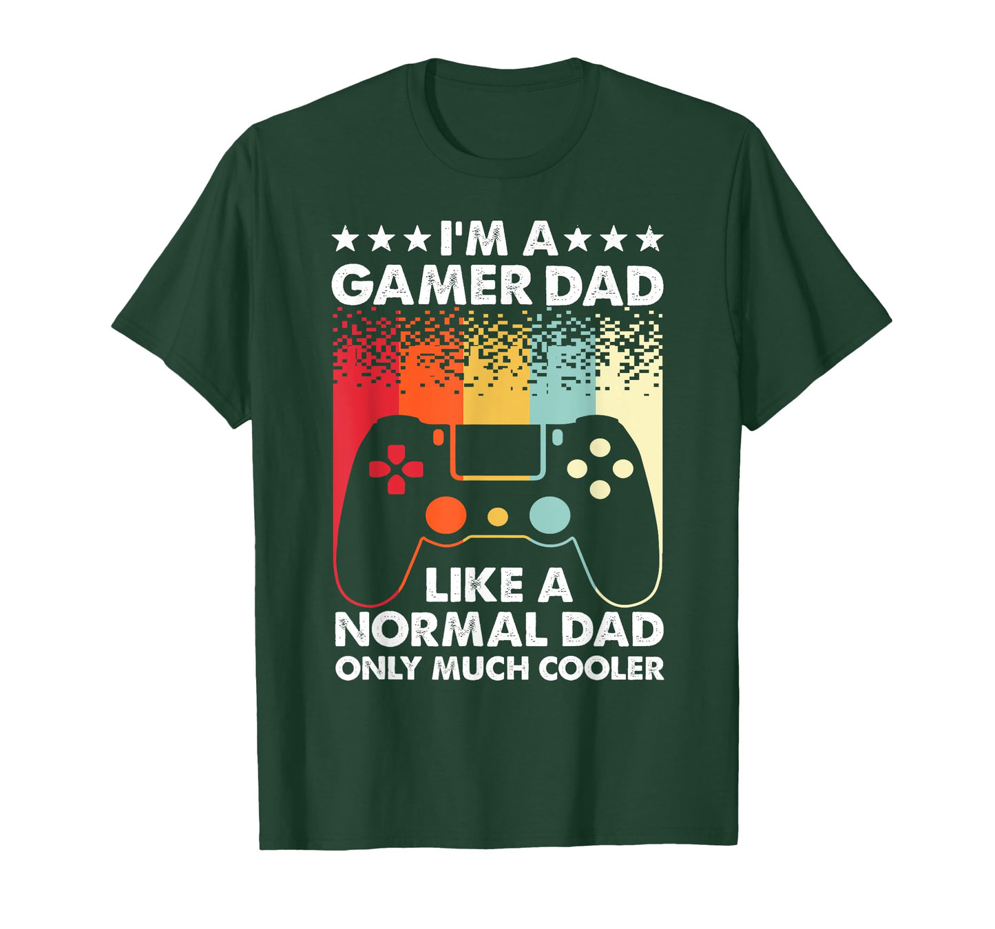 Funny Gamer Dad Art For Men Video Game Console Gamer Gaming T-Shirt