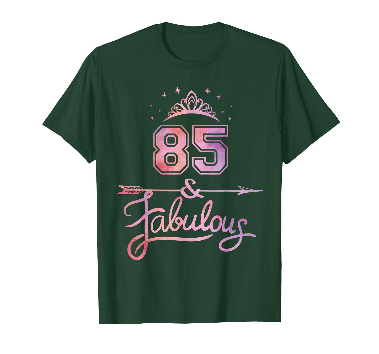 Women 85 Years Old And Fabulous Happy 85th Birthday T-Shirt