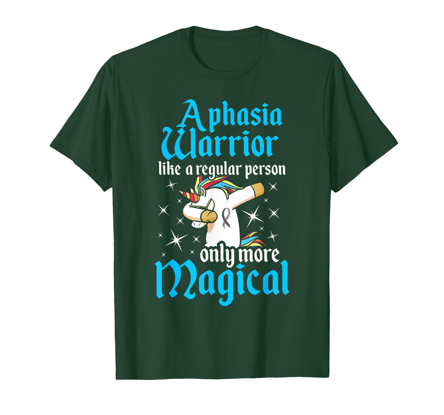 Aphasia Warrior Magical Survivor Awareness T-Shirt