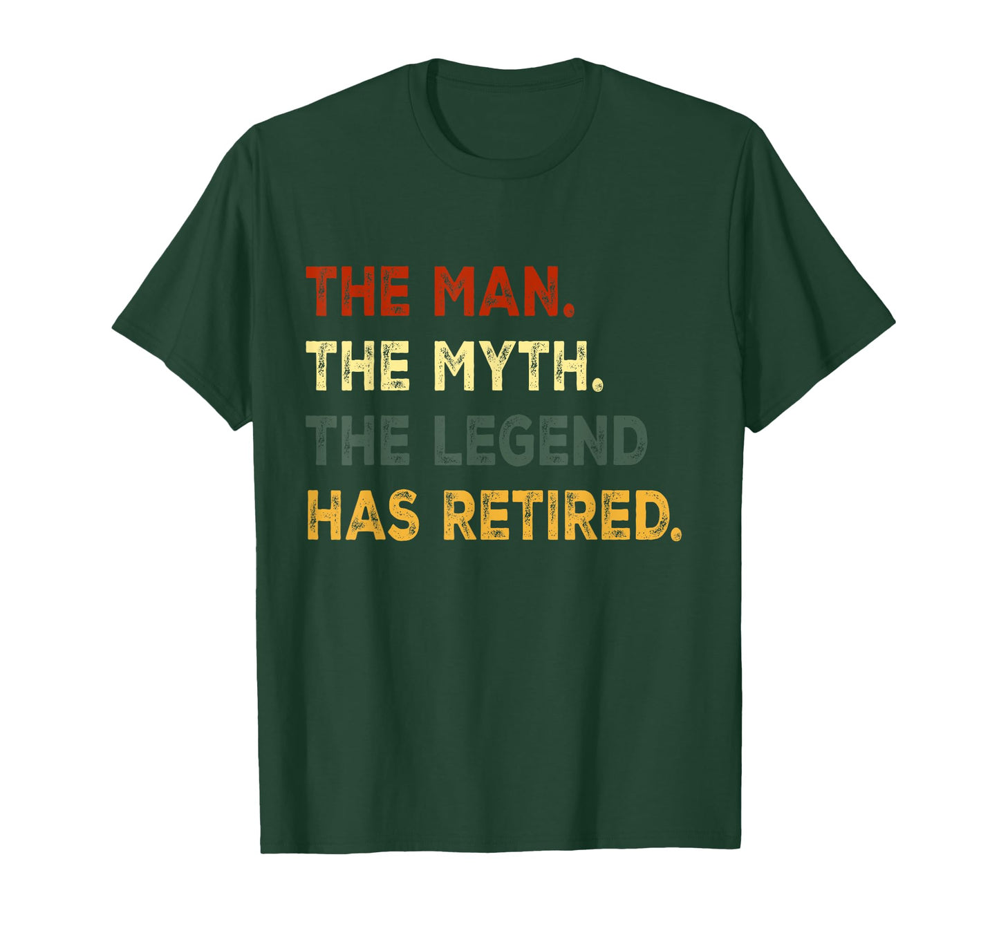 Retirement Retro Vintage Style Men The Legend Has Retired T-Shirt
