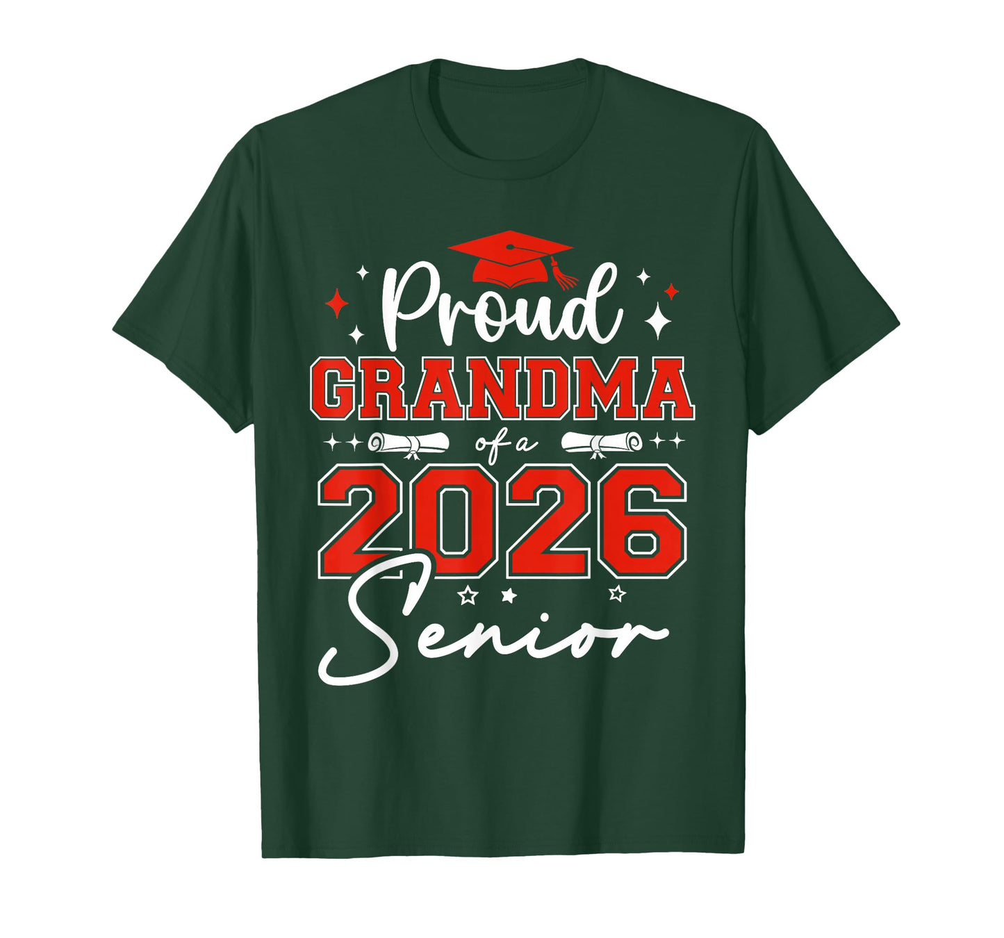 Senior 2026 Proud Grandma of a 2026 Senior Graduate T-Shirt