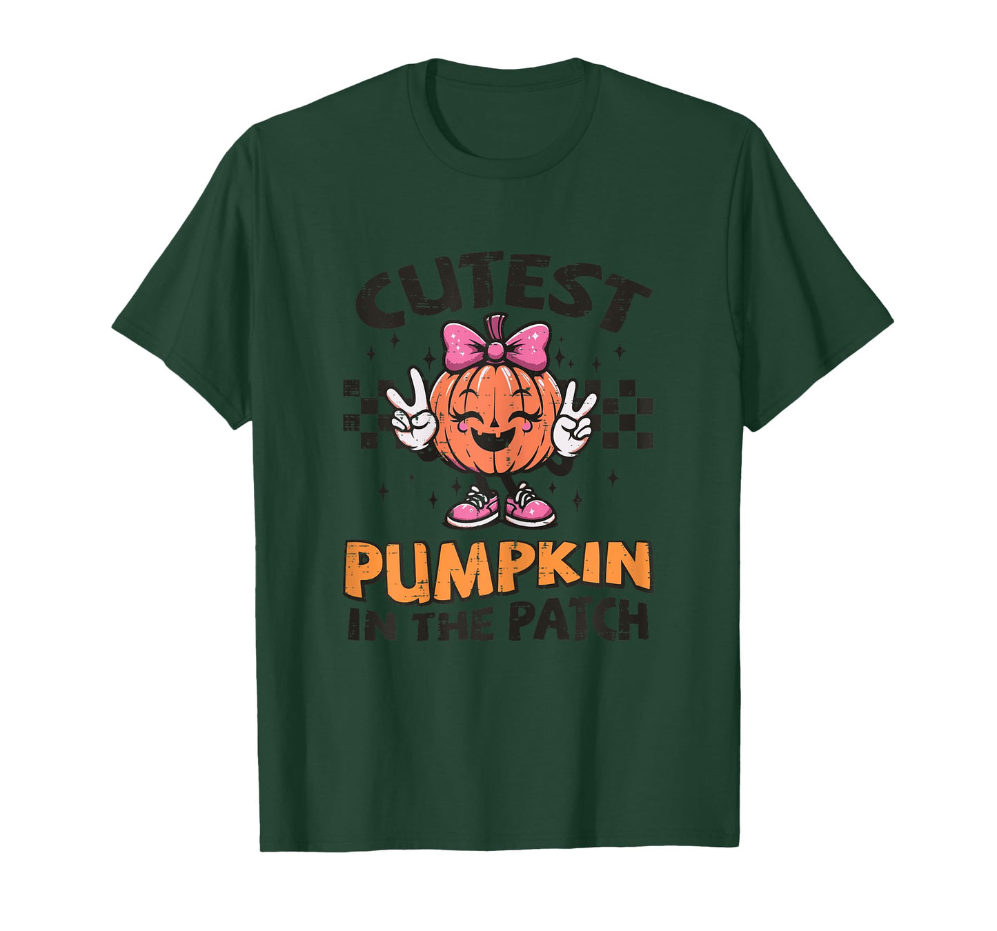 Halloween Cutest Pumpkin in Patch Costume Girls Kids Youth T-Shirt