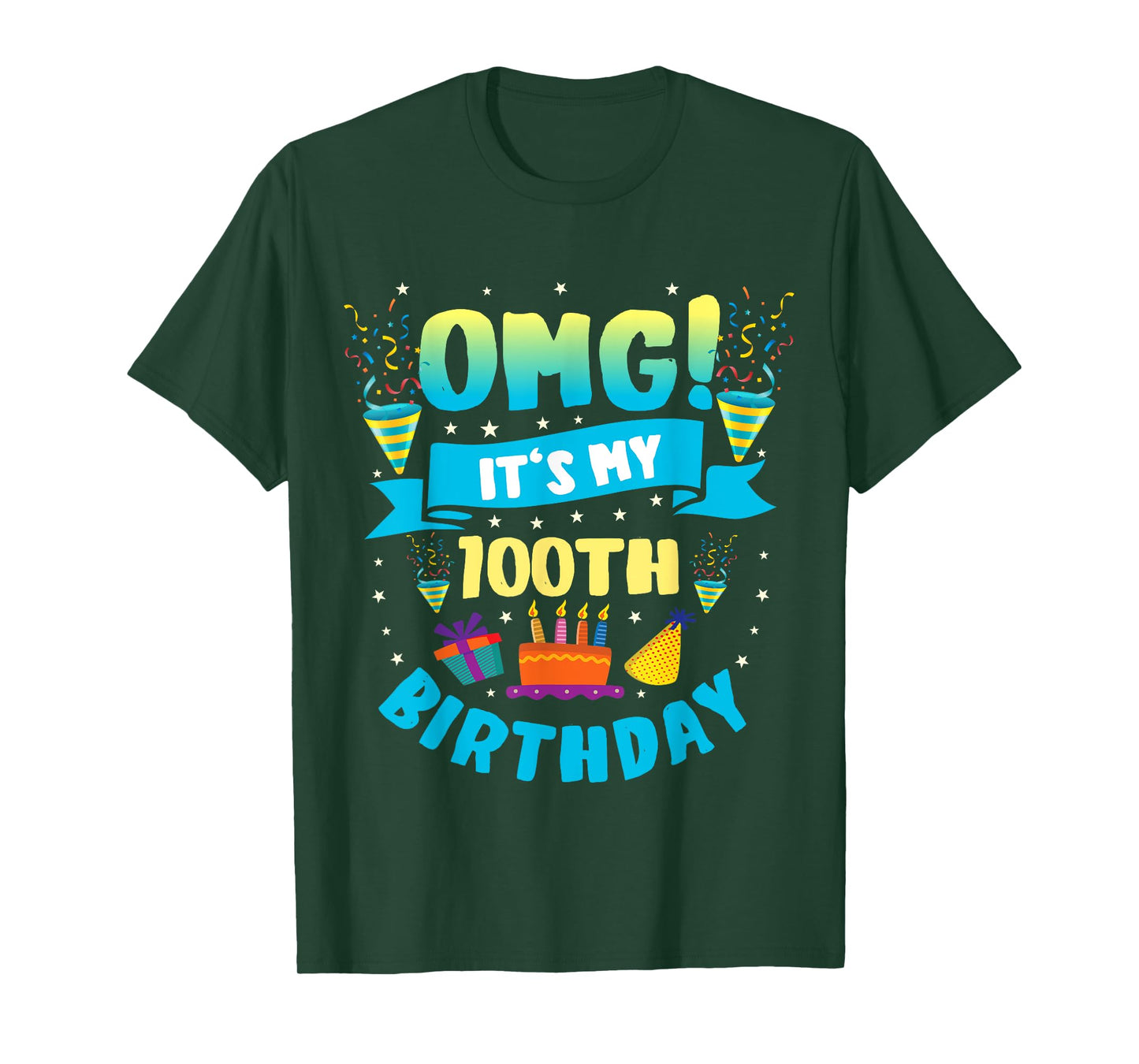 100 Year Old shirt OMG It's My 100th Birthday T-Shirt