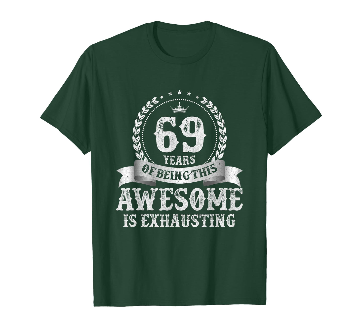 Vintage 69 Year Old 69 Birthday Gifts For Men 69th BDay T-Shirt