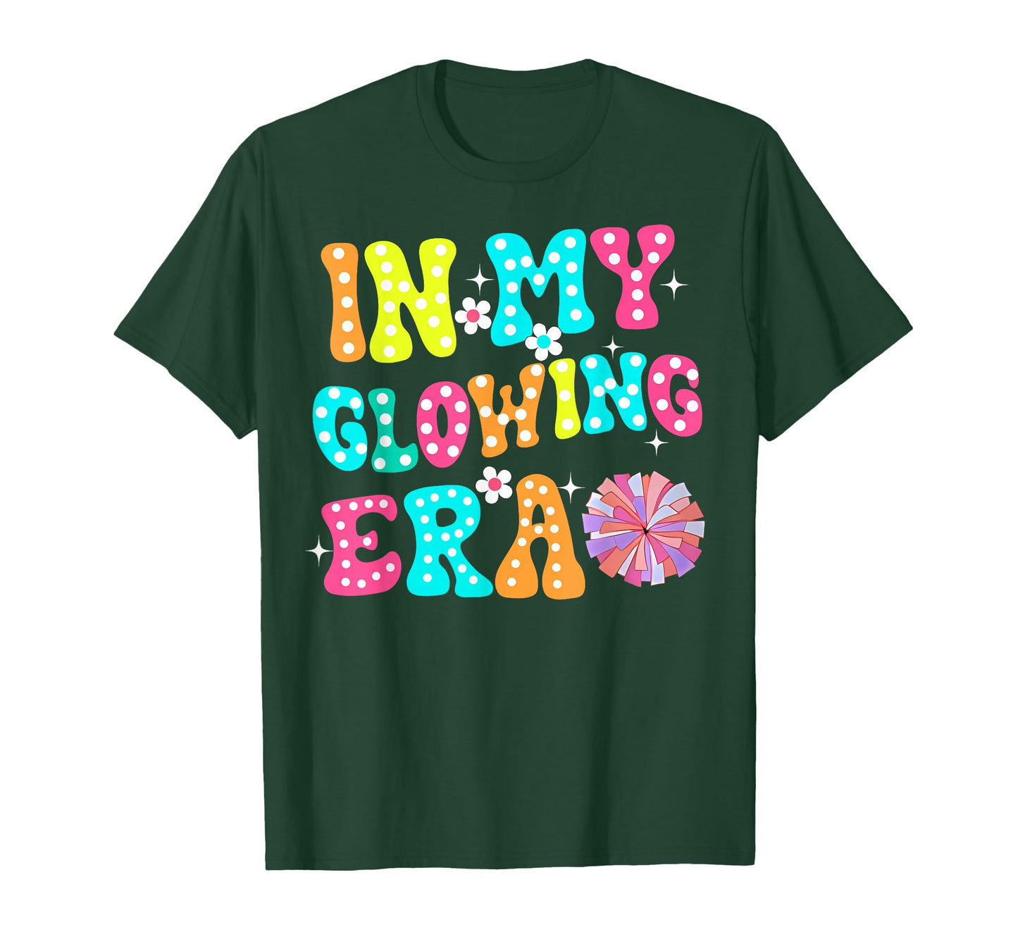 In My Glowing Era Groovy Colorful Bright T-Shirt