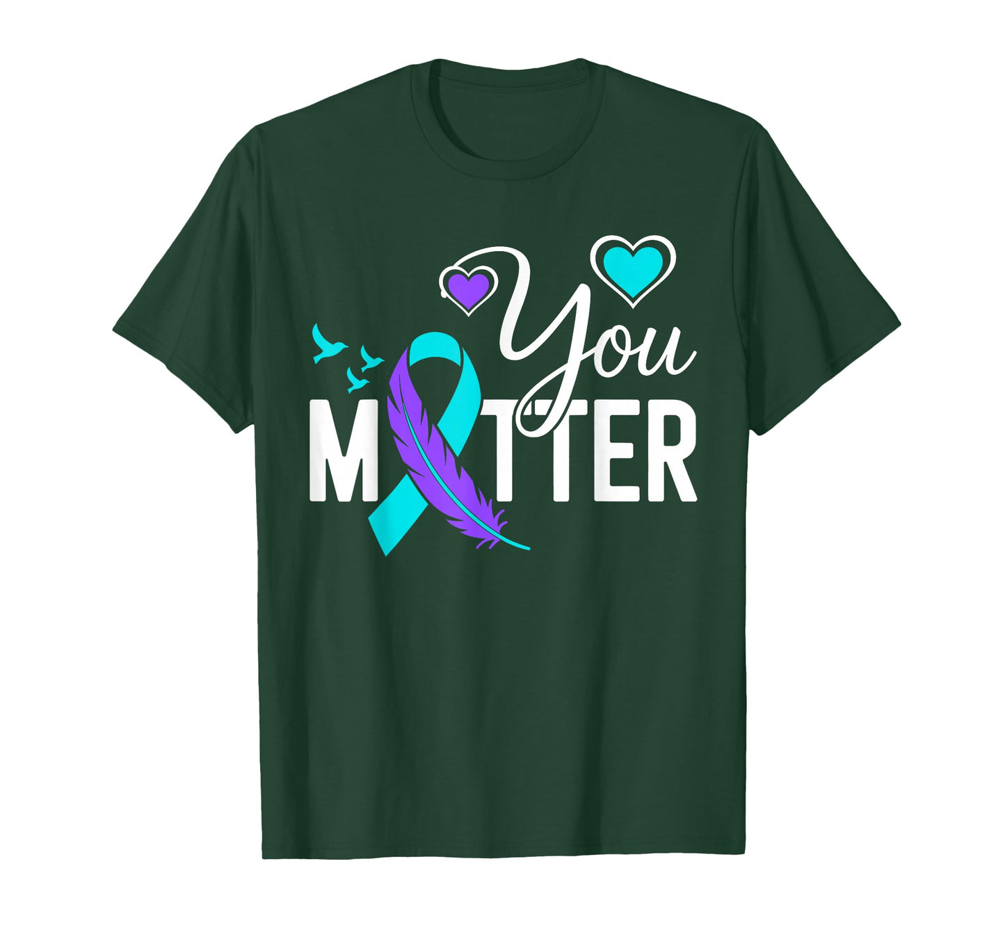 Groovy Your Matter Suicide Prevention Awareness Men Women T-Shirt