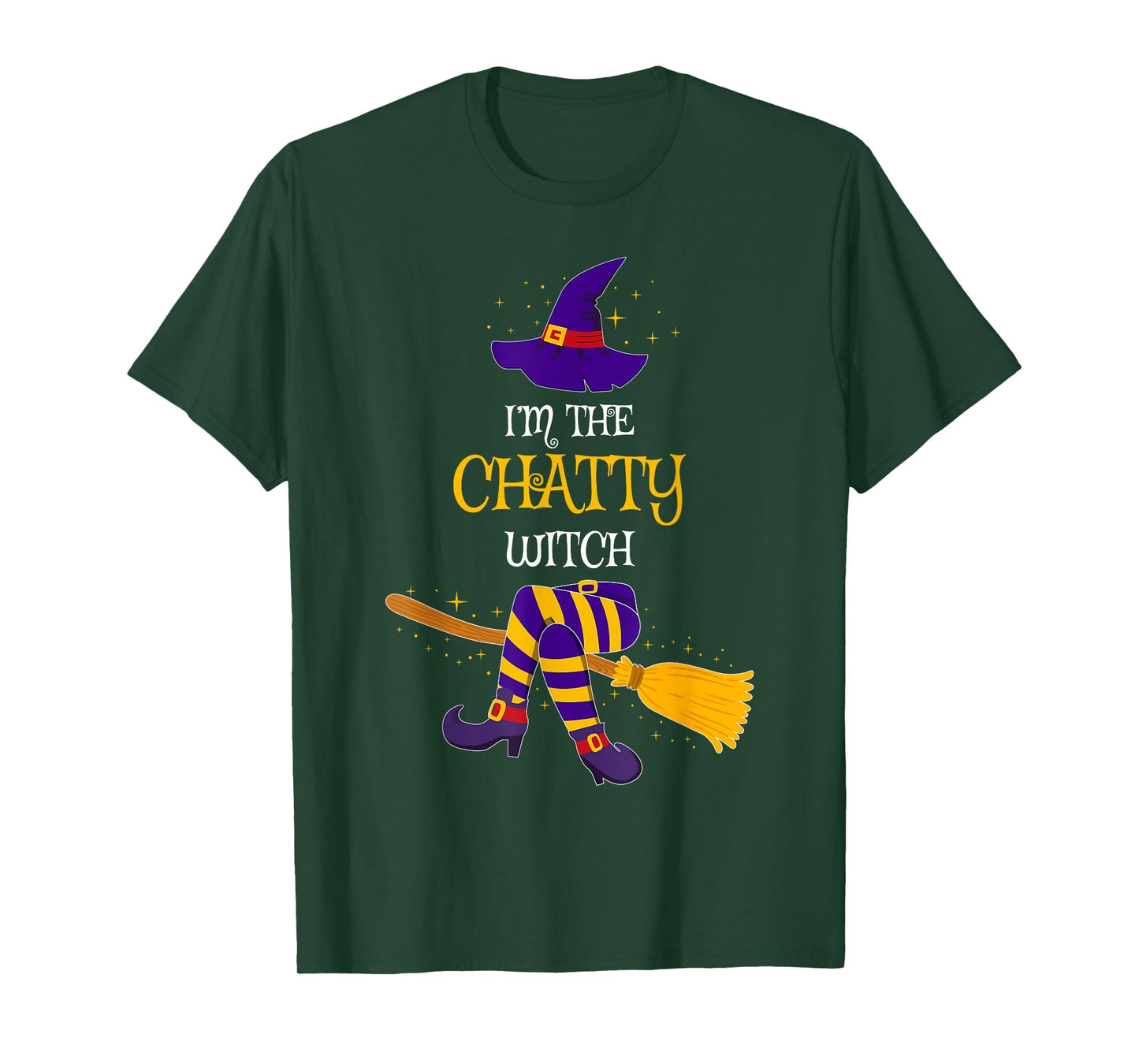 I’m The Chatty Witch Family Matching Costume Halloween T-Shirt