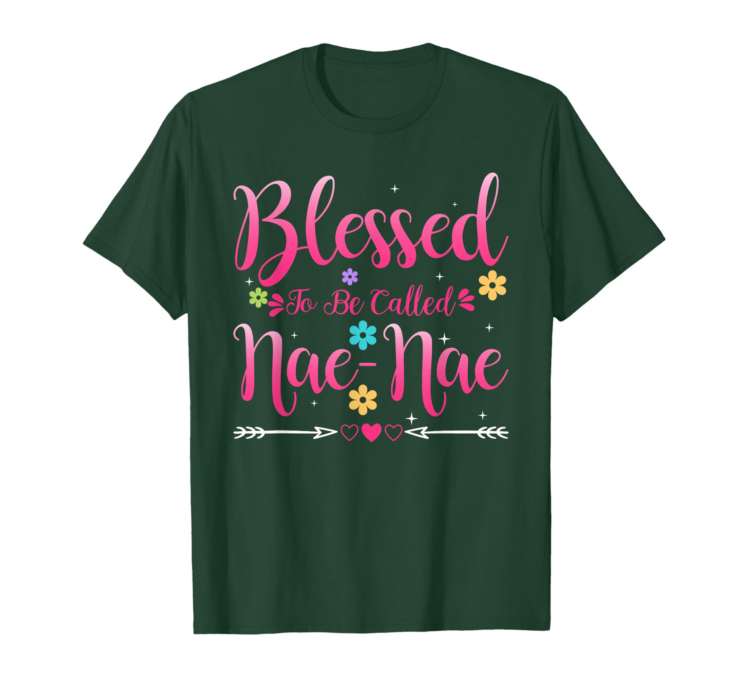 Womens Blessed To Be Called Nae-Nae Heart Mothers Day NaeNae T-Shirt