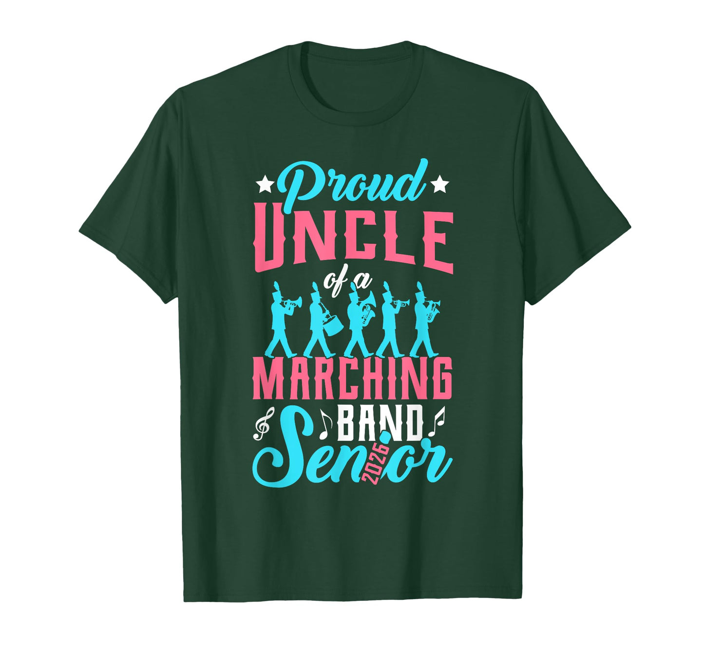 Proud Uncle of a marching band senior 2026 graduation T-Shirt