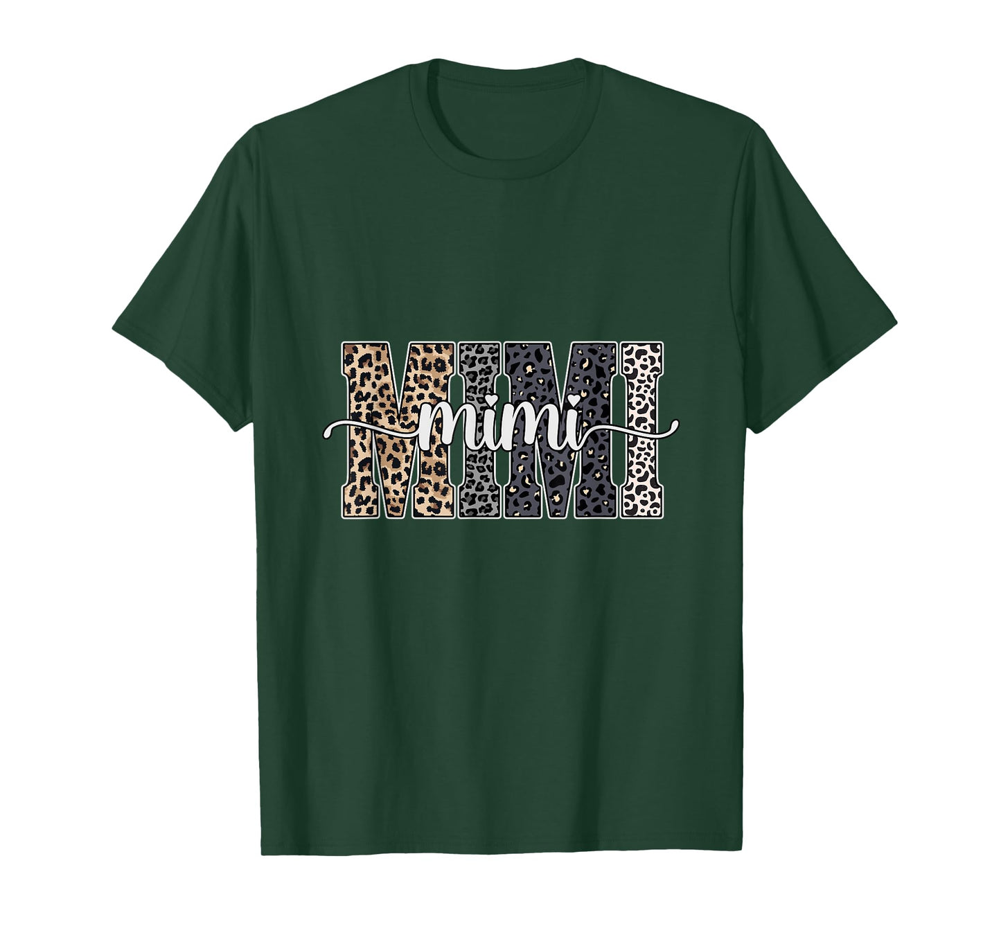Mimi Graphic Tee - Leopard Print Style for Grandma T-Shirt