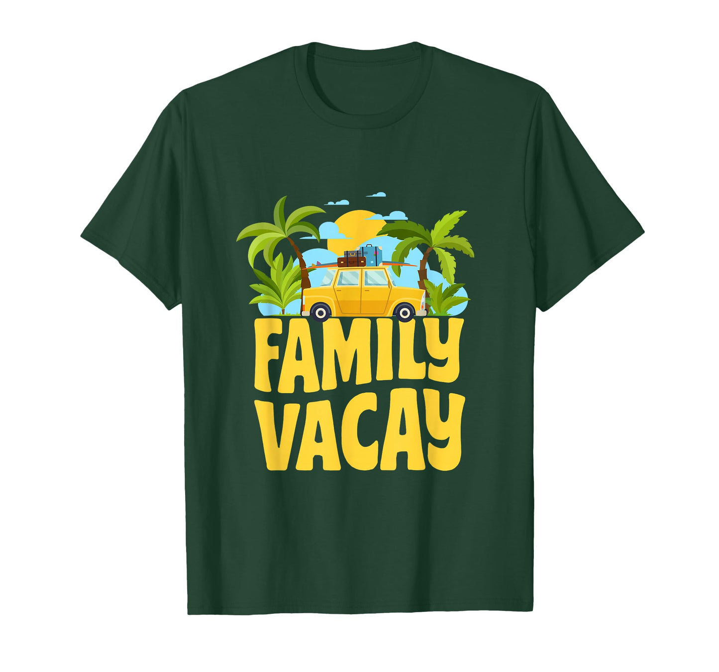 Family Vacay Spring Vacation Summer Break Memories Matching T-Shirt