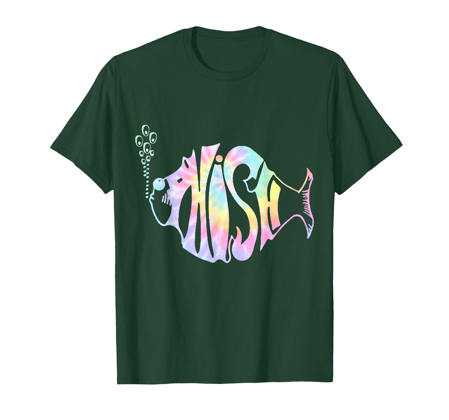 Funny Fishing Graphic Colorful Phish Jam T-Shirt