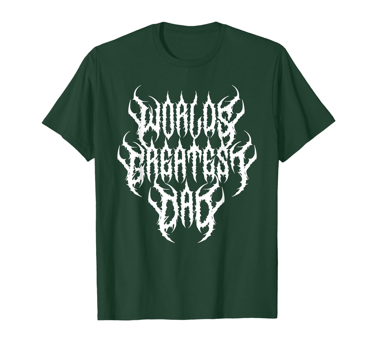 World's Greatest Dad Heavy Metal Deathcore Funny T-Shirt