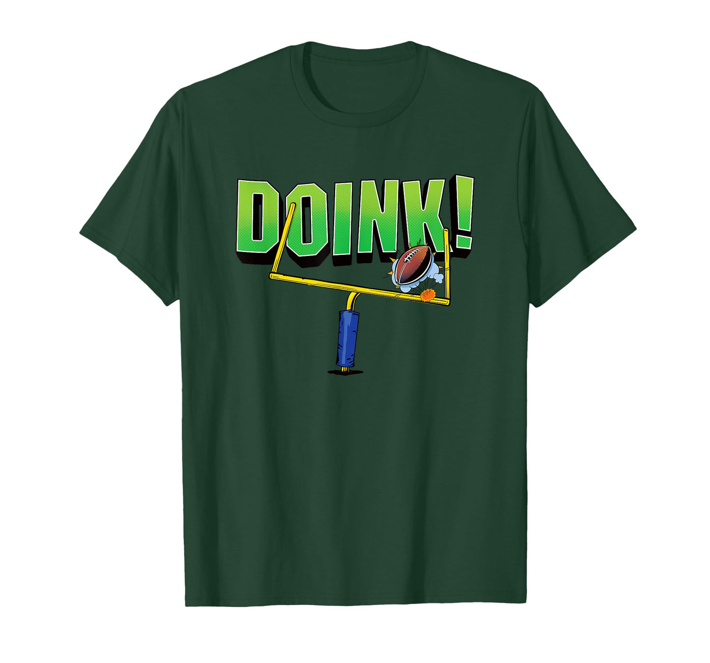 DOINK! funny football kicker missed field goal posts fan T-Shirt
