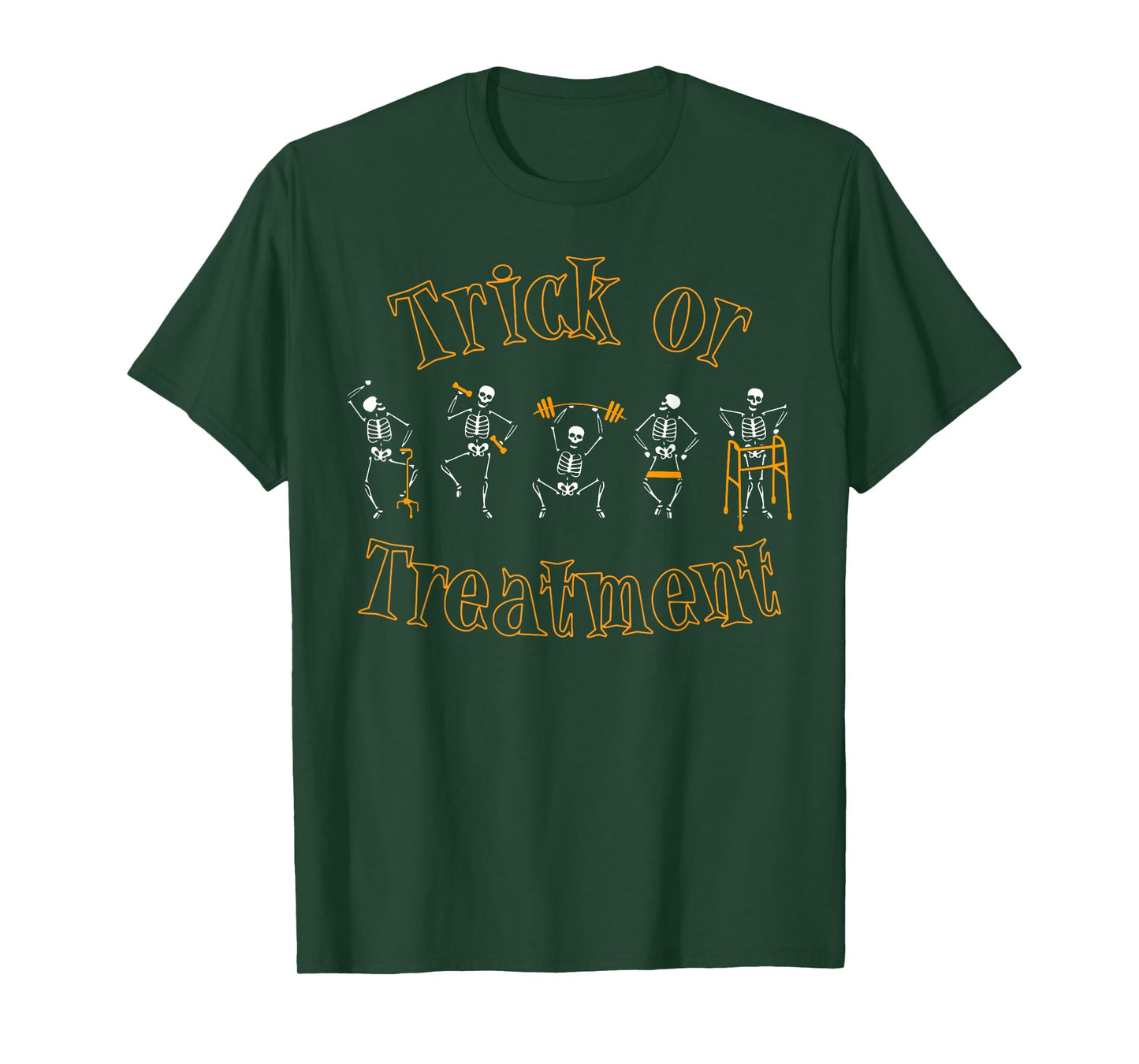 Trick or Treatment PT Physical Therapy Therapist Halloween T-Shirt