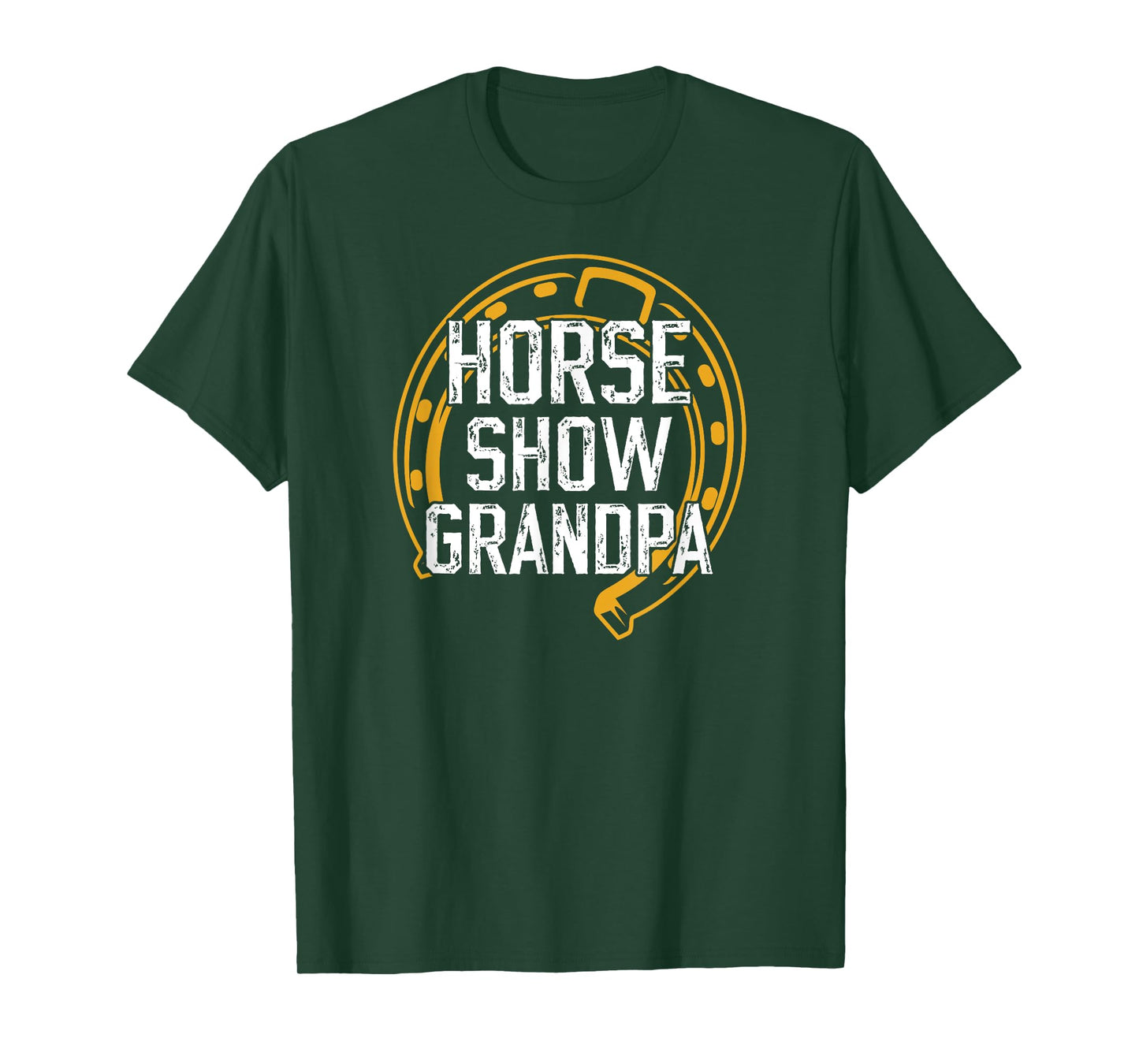 Horse Show Grandpa Equestrian Grandpa Horse Show Grandfather T-Shirt