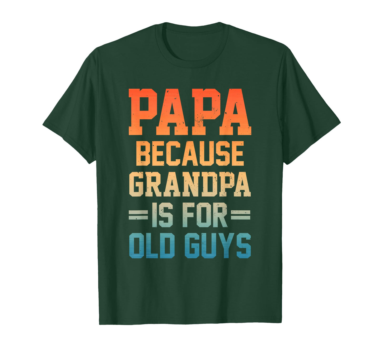 Funny Papa Design for Papa Men Grandpa from Grandkids Papa T-Shirt