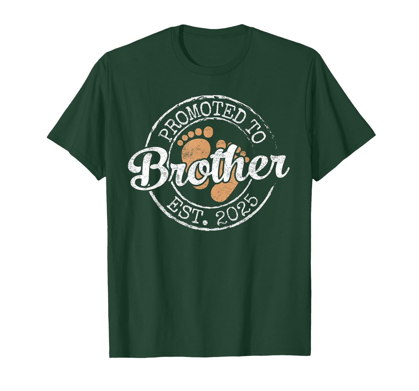Parents To Be Gifts First Time 2025 Store Promoted To Brother Est 2025 Soon Brother To Be Gift T-Shirt - Black, Unisex, Short Sleeve, Classic Fit, Crew Neck, Small