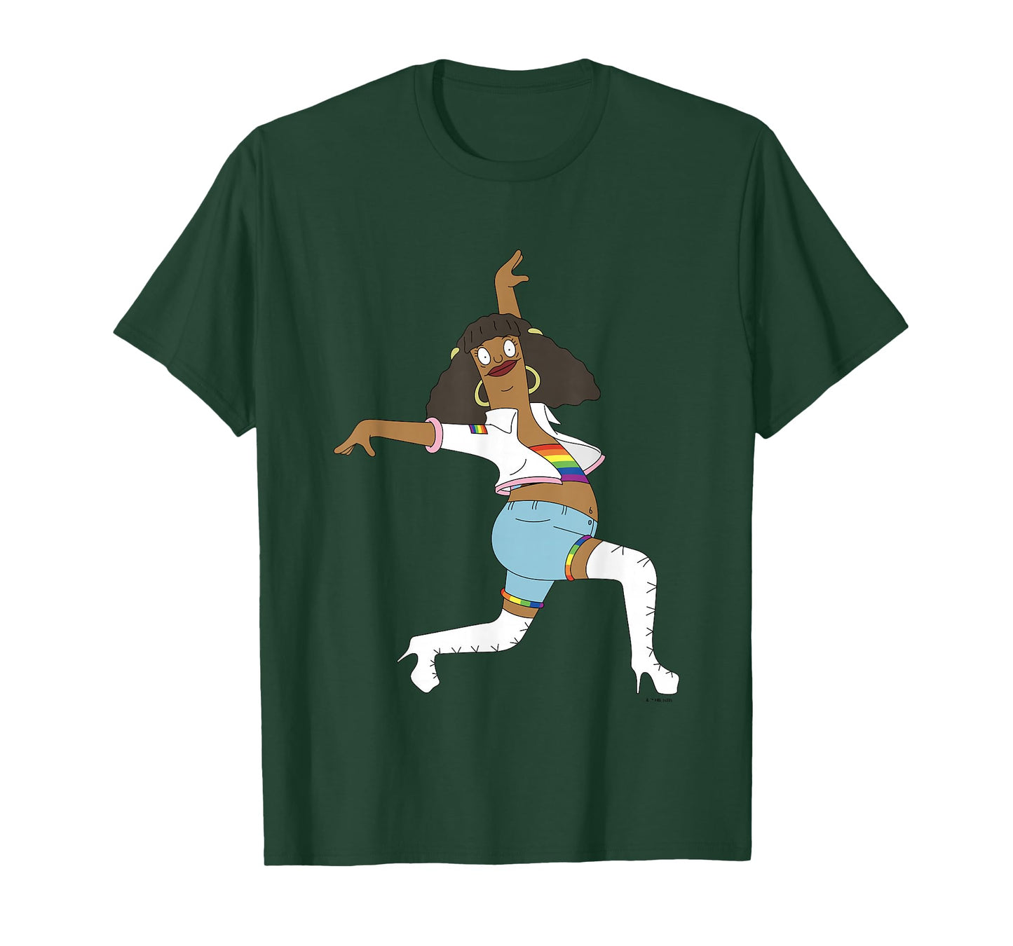 Bob's Burgers Iconic Marshmallow Dancing Chest Poster T-Shirt
