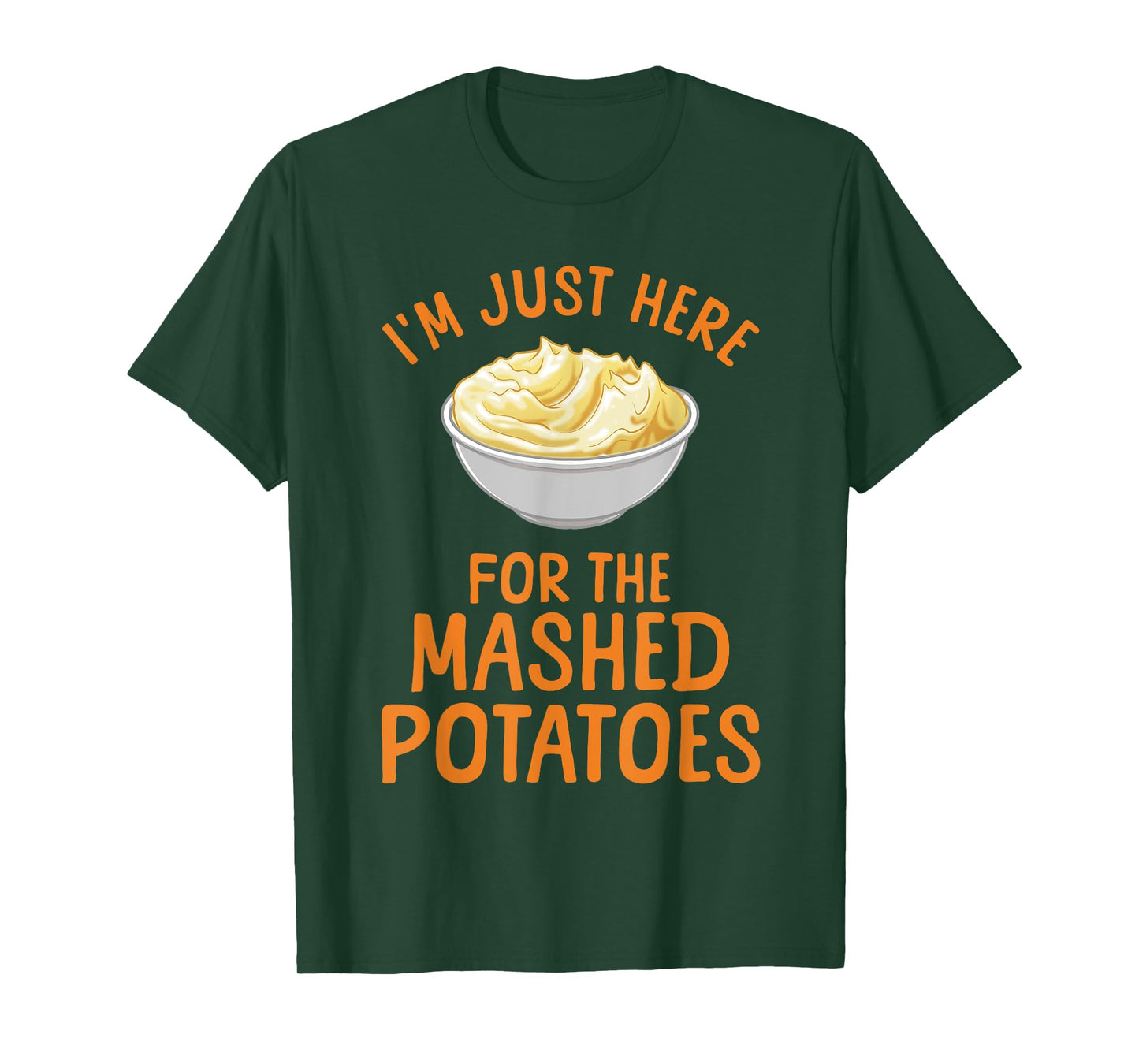 Funny Mashed Potato Art For Men Women Food Mash Thanksgiving T-Shirt