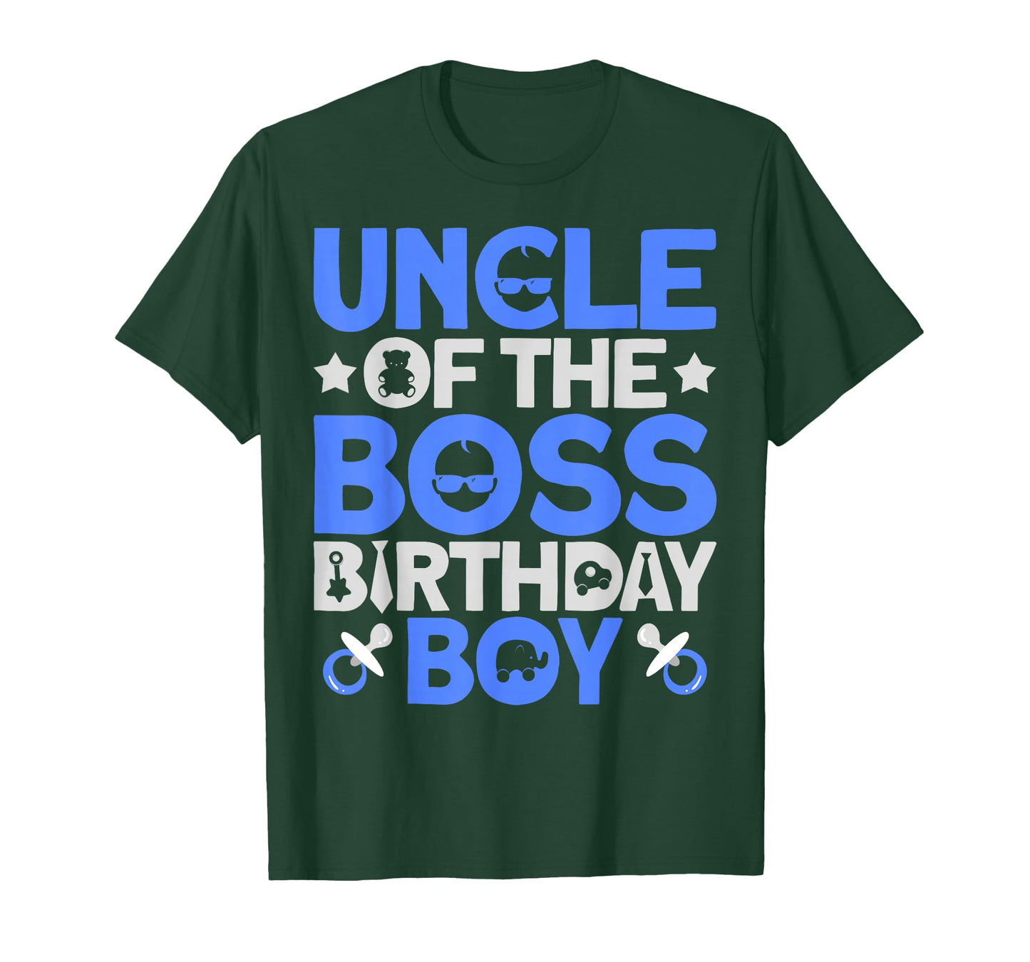 Uncle Of The Boss Birthday Party Outfit Like A Boss Uncle T-Shirt