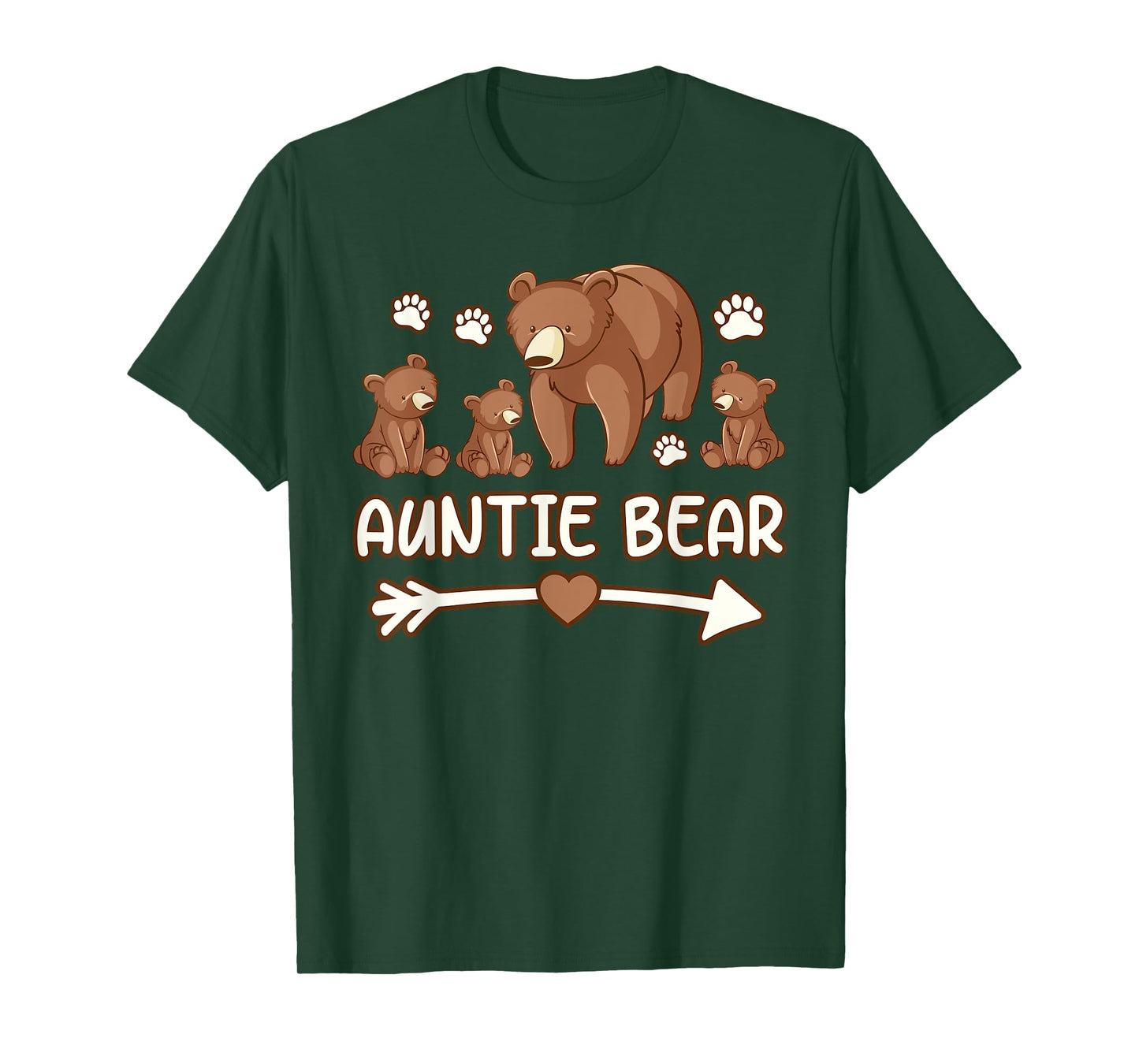 Auntie bear 3 cubs shirts, Auntie bear shirt for women T-Shirt