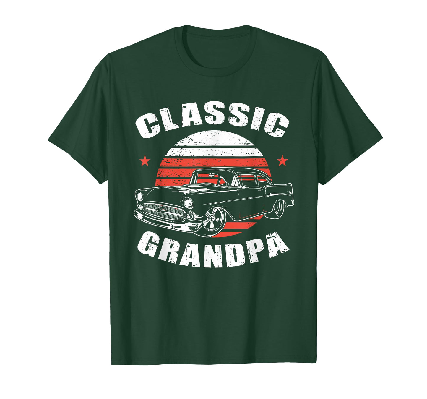 Grandpa Vintage Retro Classic Funny Car Lover Enthusiast T-Shirt