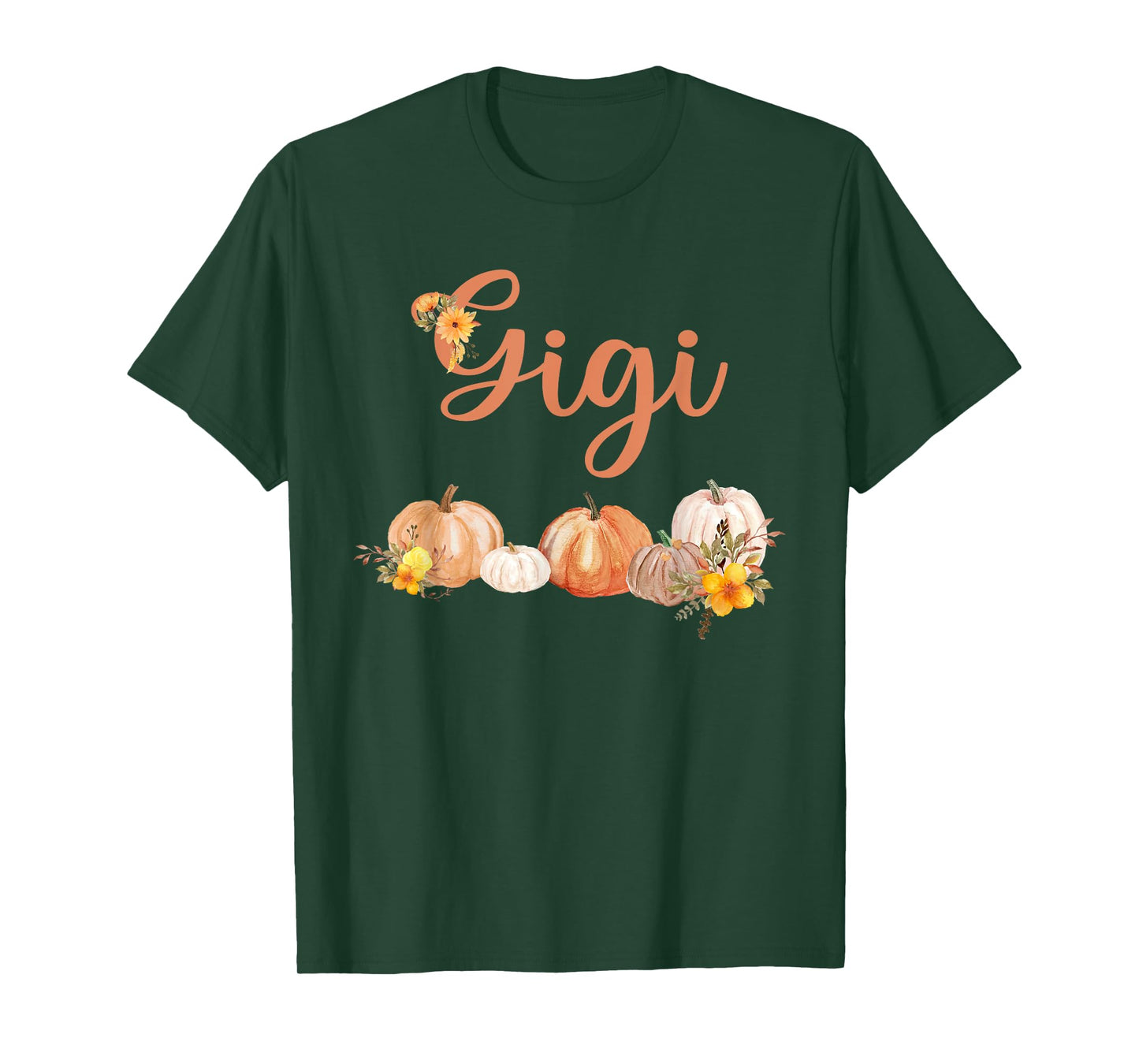 Gigi of Little Pumpkin First Birthday Autumn Pumpkin T-Shirt