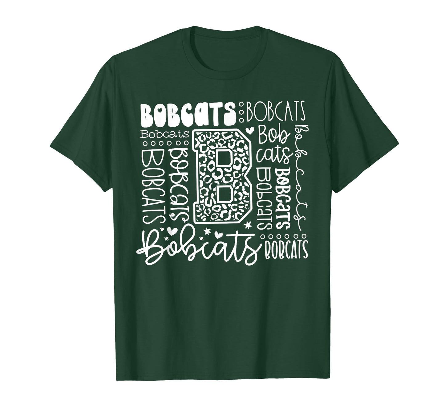 Bobcat Baseball Team Mascot School Spirit Game Day Men Women Kids T-Shirt