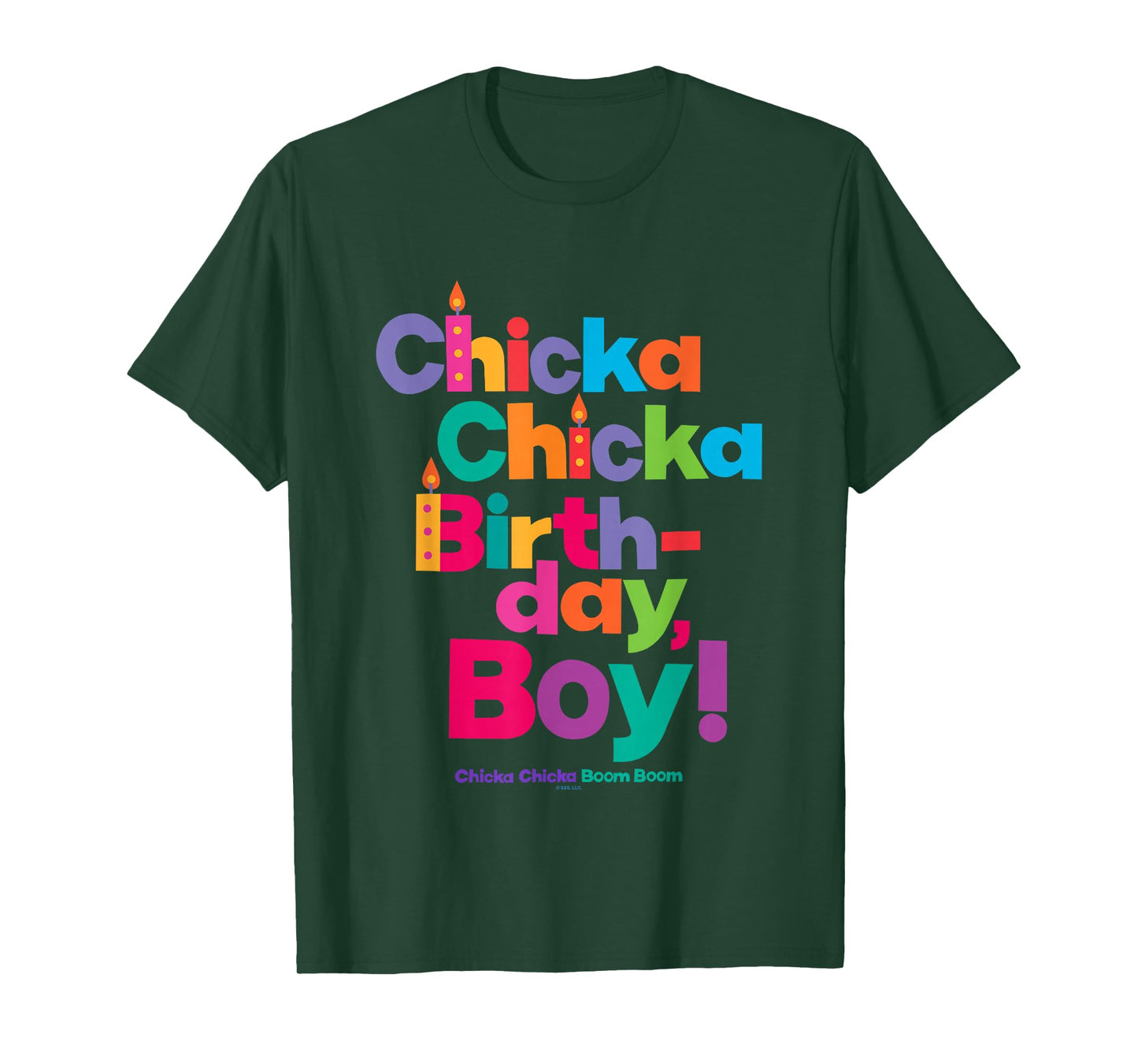Chicka Chicka Boom Boom Happy Birthday Chicka Boy! Big Logo T-Shirt