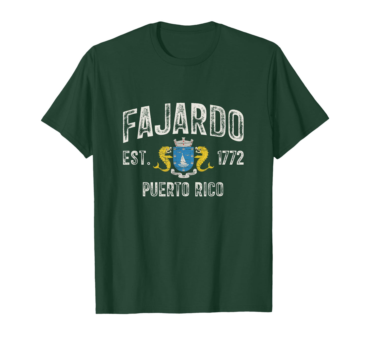 Fajardo City In Puerto Rico Est 1772, Fajardo Armorial T-Shirt