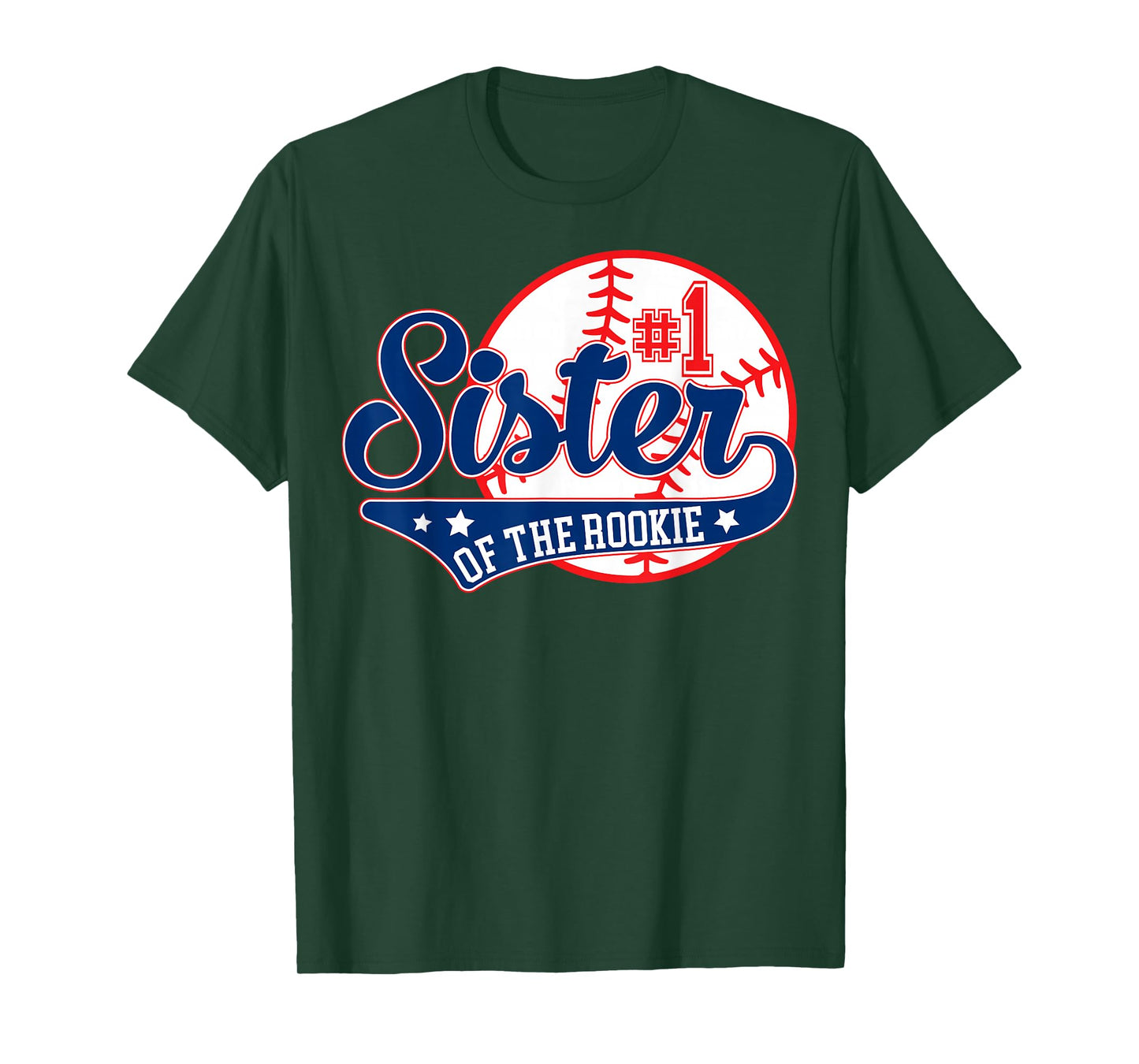 Sister of Rookie 1st Birthday Baseball Theme Matching Party T-Shirt
