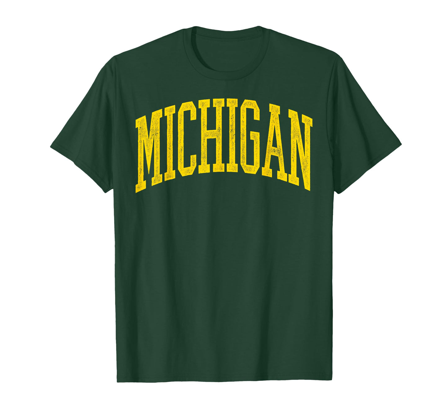 Michigan MI Vintage Athletic Varsity Sports Design Men Women T-Shirt