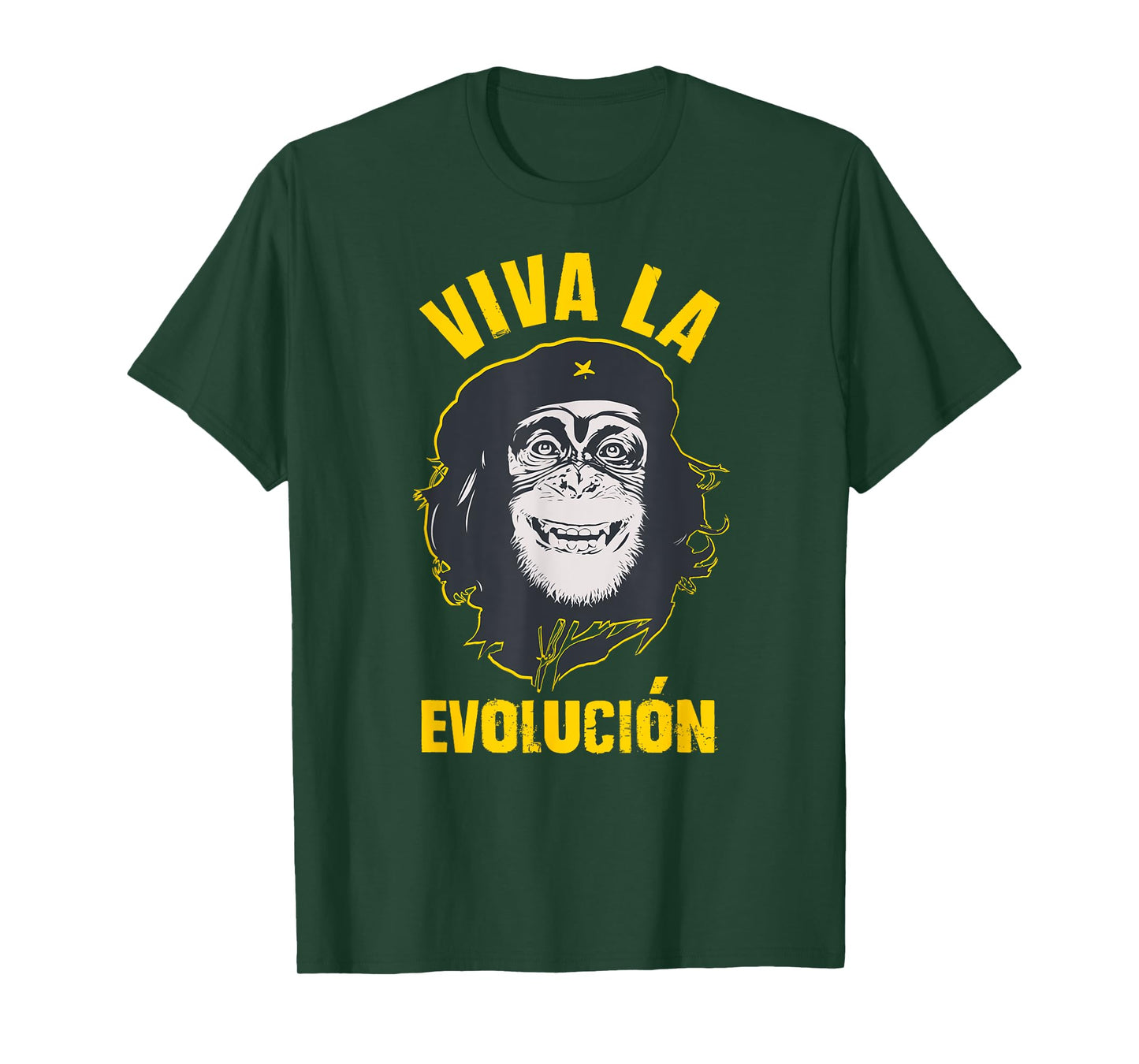 Monkey chimpanzee, Viva la Evolution, Revolution FUN gift T-Shirt