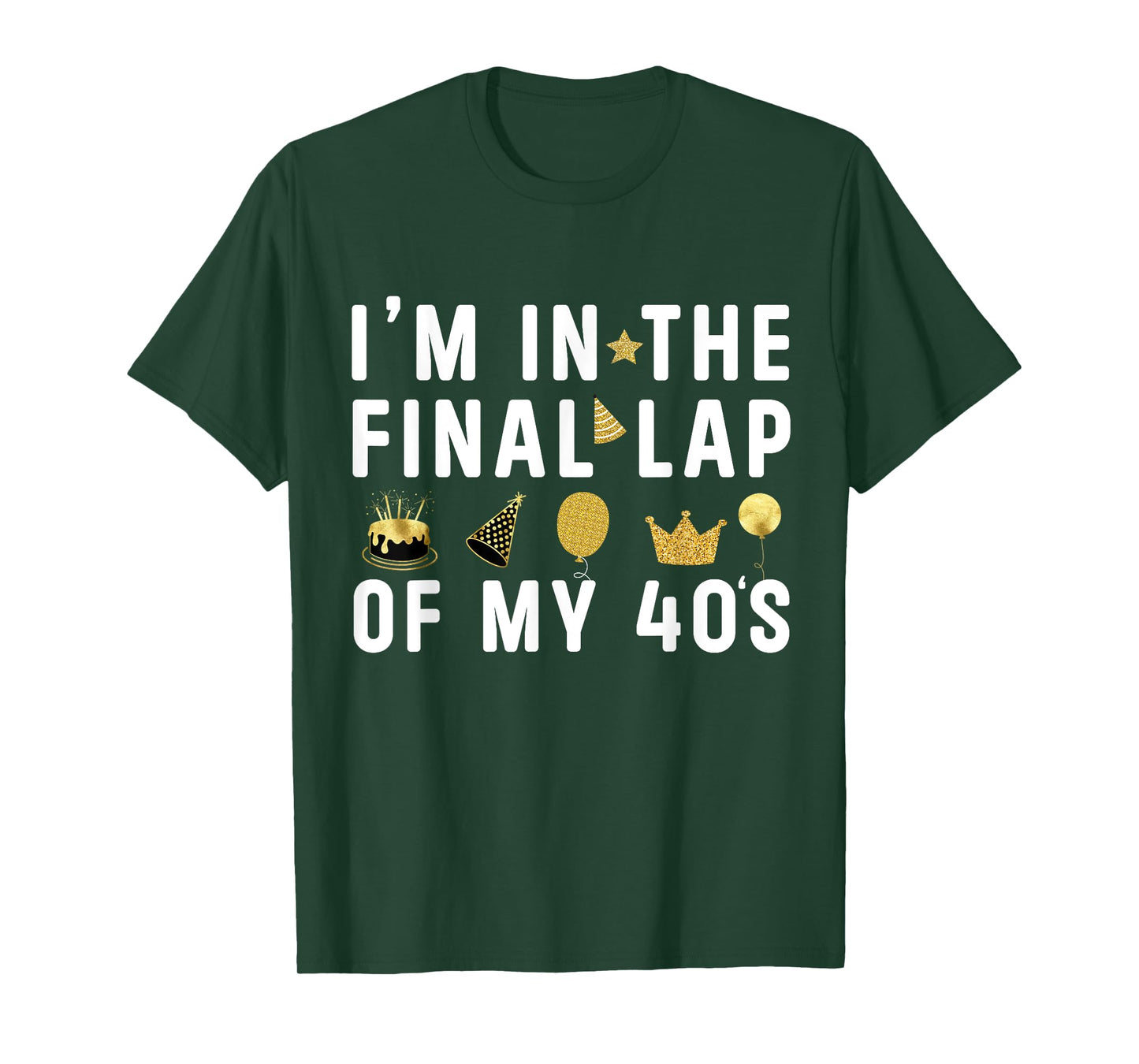 Last Year In My 40s Birthday Happy 49th Birthday Party T-Shirt