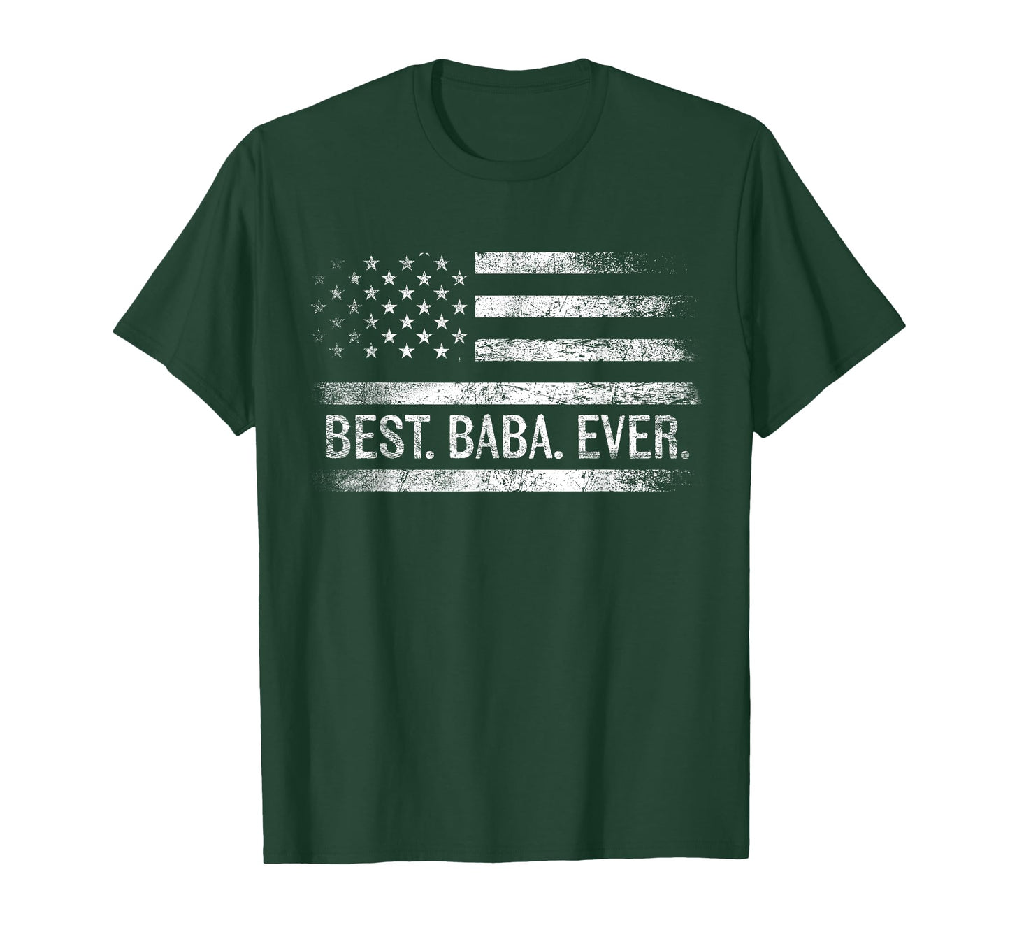 Best Baba Ever American Flag Gifts Baba Father's Day Men T-Shirt