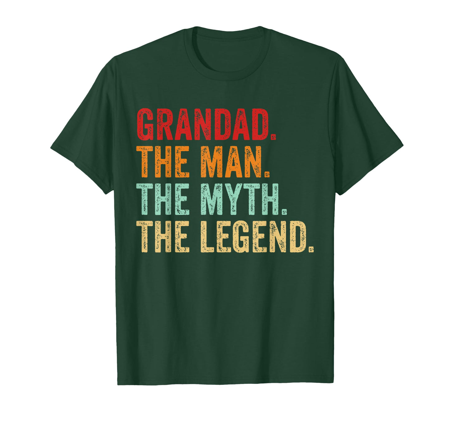 Grandad THE MAN THE MYTH THE LEGEND Dad Grandpa Father's Day T-Shirt