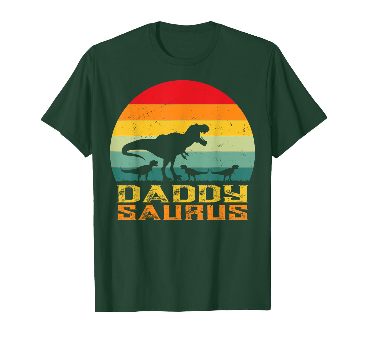Daddy Saurus T Rex Dinosaur Fathers Day Family Matching dad T-Shirt