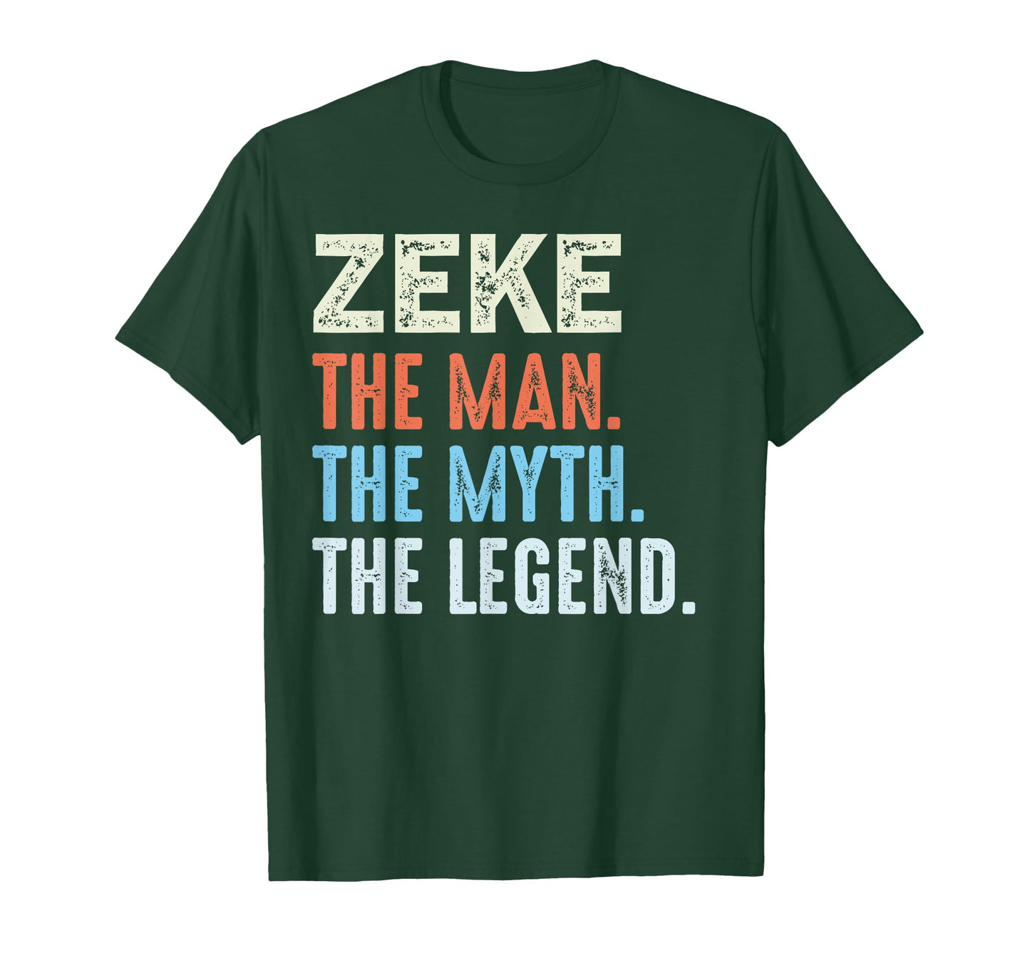 Zeke The Legend Name Personalized Cute Idea Men Vintage Zeke T-Shirt