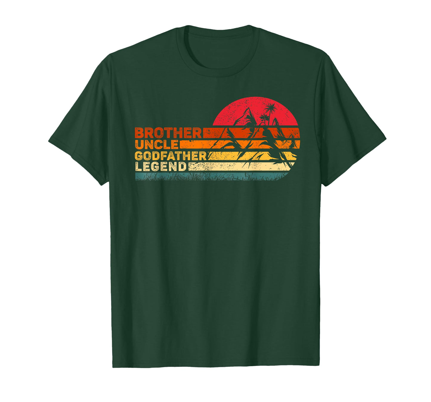 Vintage Brother Uncle Godfather Legend Funny Father's Day T-Shirt