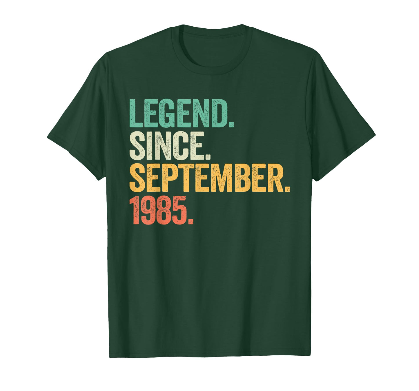40 Years Old Gifts Legend September 1985 40th Birthday Men T-Shirt