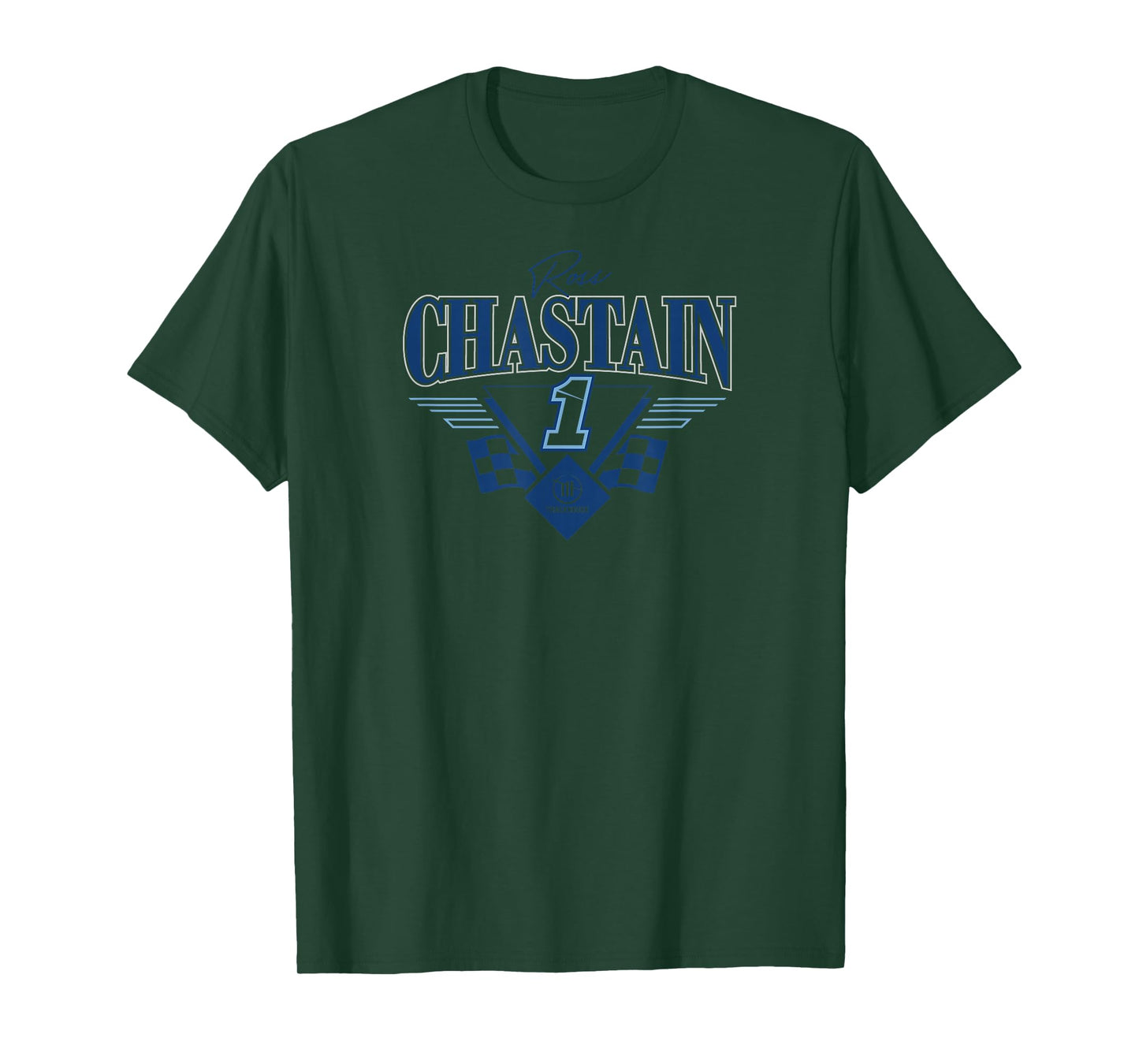 NASCAR - Ross Chastain 1 Trackhouse Triangle Wings White T-Shirt