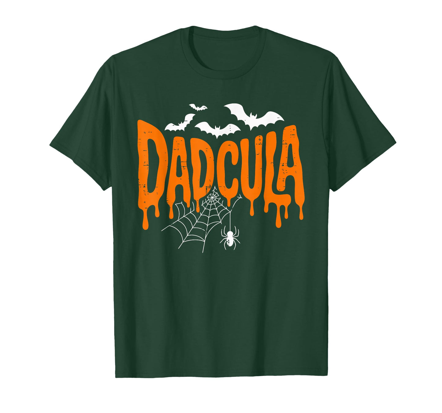Dadcula Funny Halloween Dad Costume Spider Bat for Dad Men T-Shirt