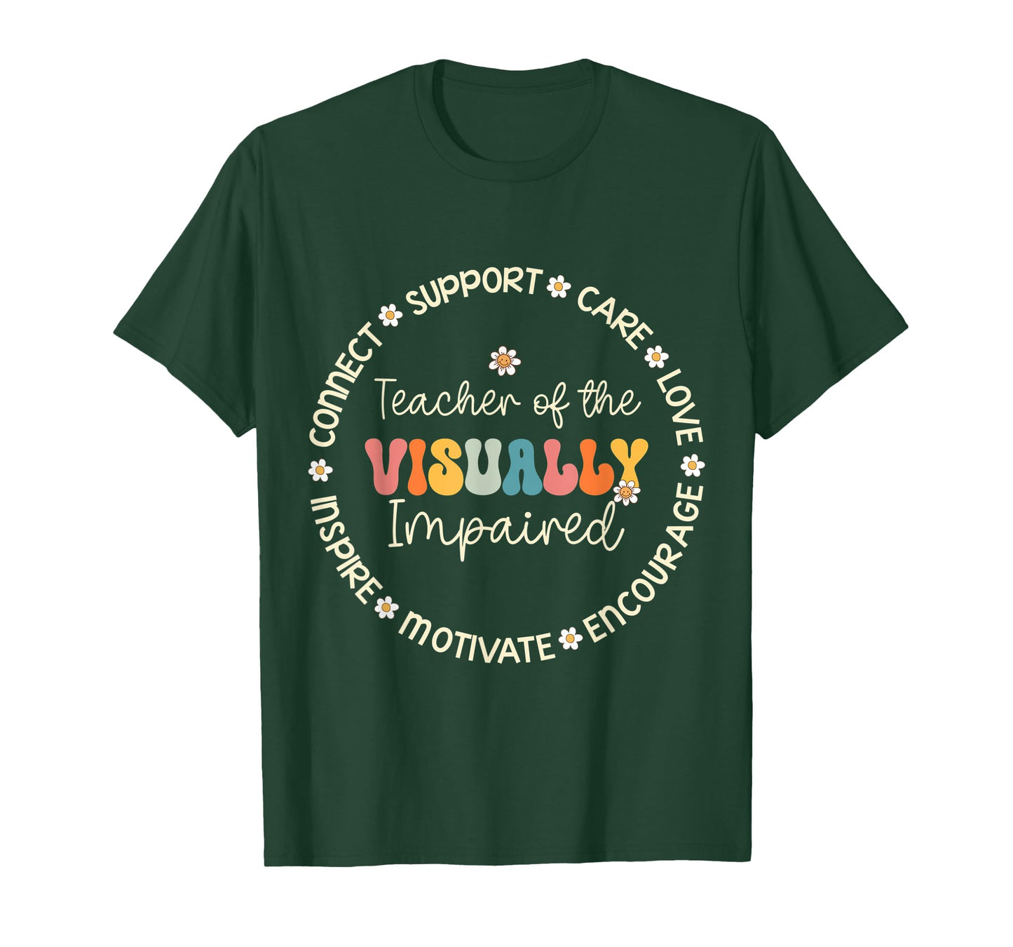 Teacher of the Visually Impaired Appreciation Back to School Men Women Kids T-Shirt