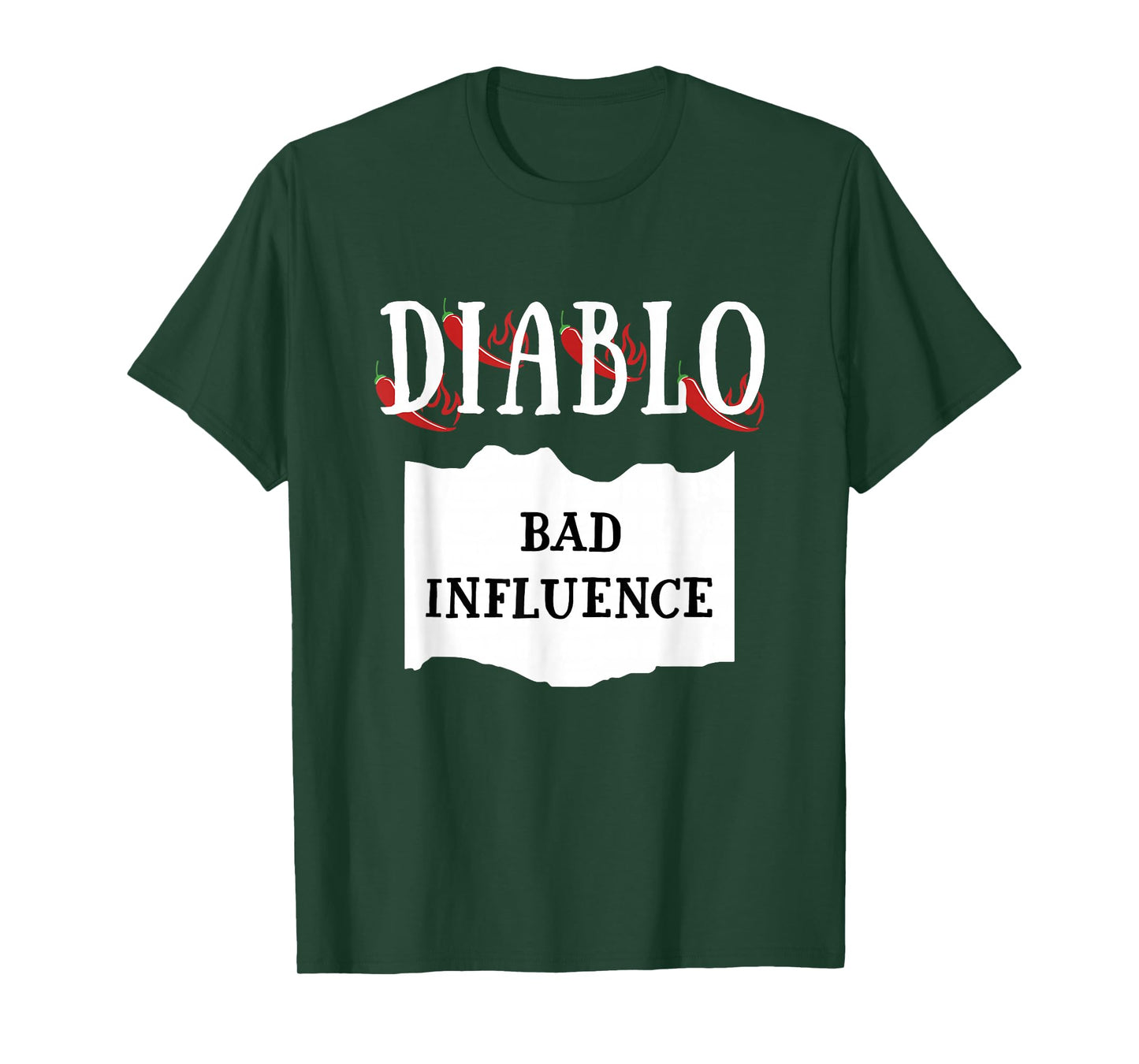 Bad Influence Diablo Hot Sauce Group Costume T-Shirt