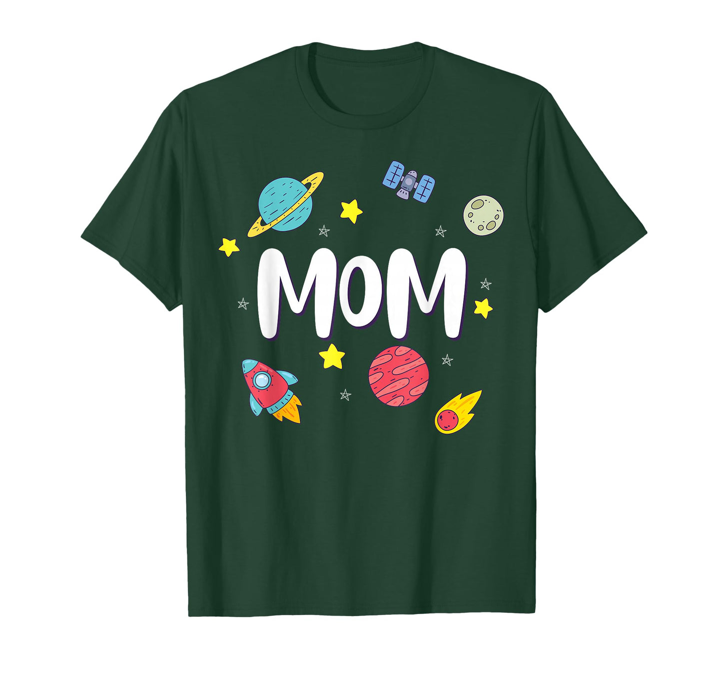 Mom Outer Space Galaxy Birthday T-Shirt
