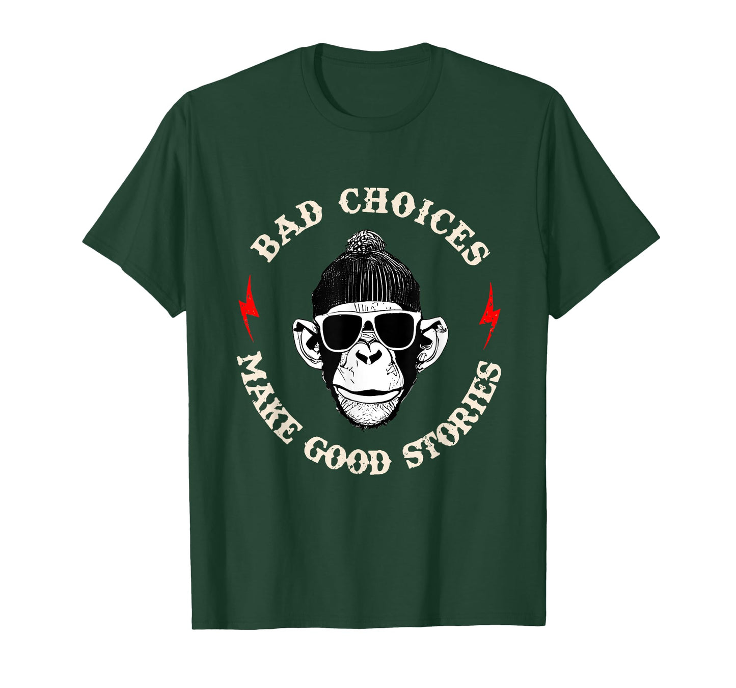 Monkey Bad Choices Make Good Stories T-Shirt