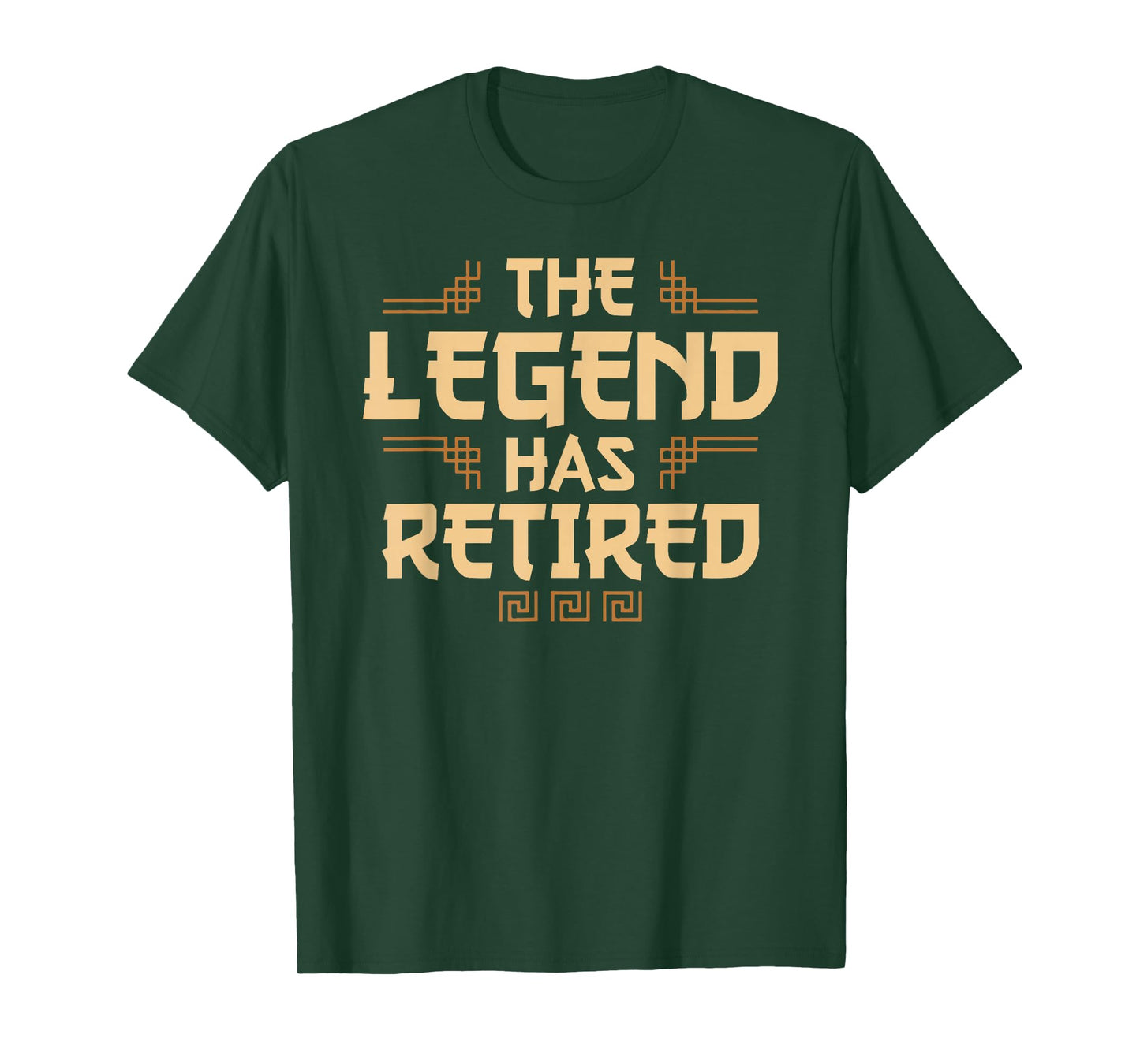 The Legend Has Retired Retirement Humor T-Shirt