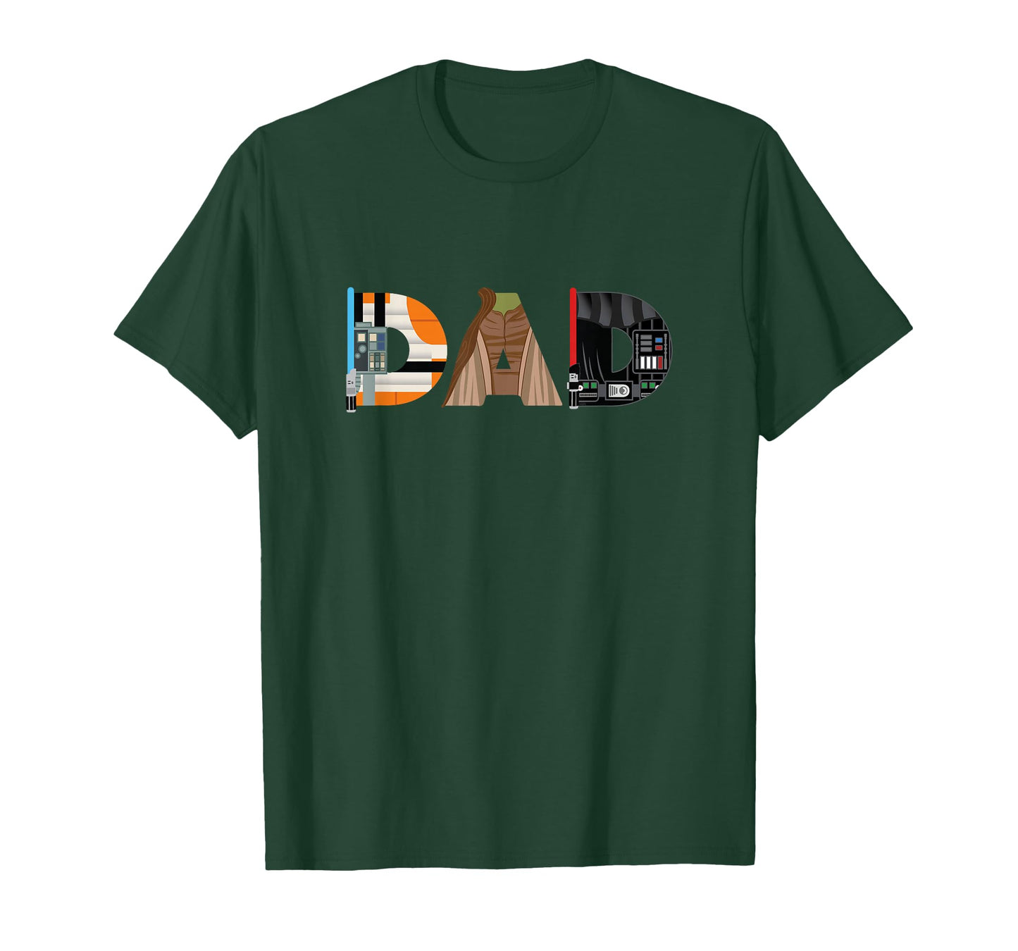 Star Wars Luke Yoda Darth Vader Dad Father’s Day Birthday T-Shirt